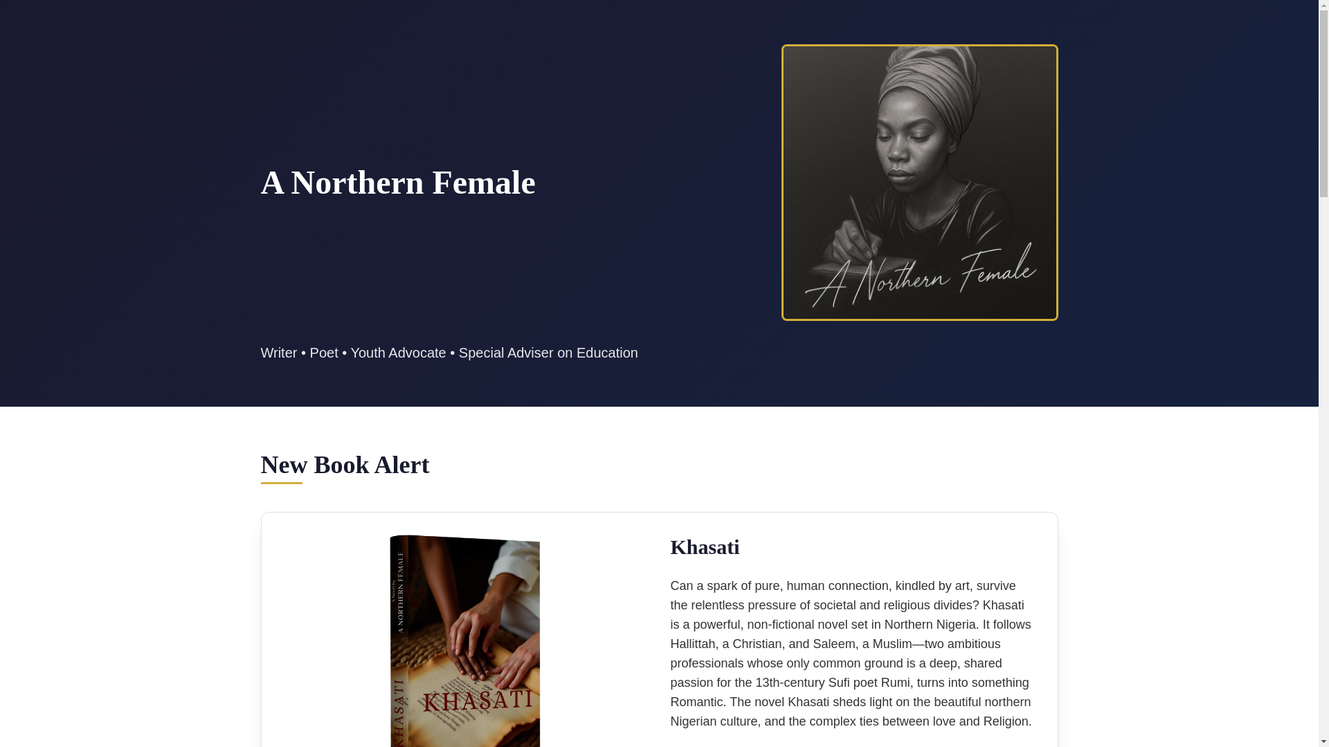 website screenshot of https://anorthernfemale.com/