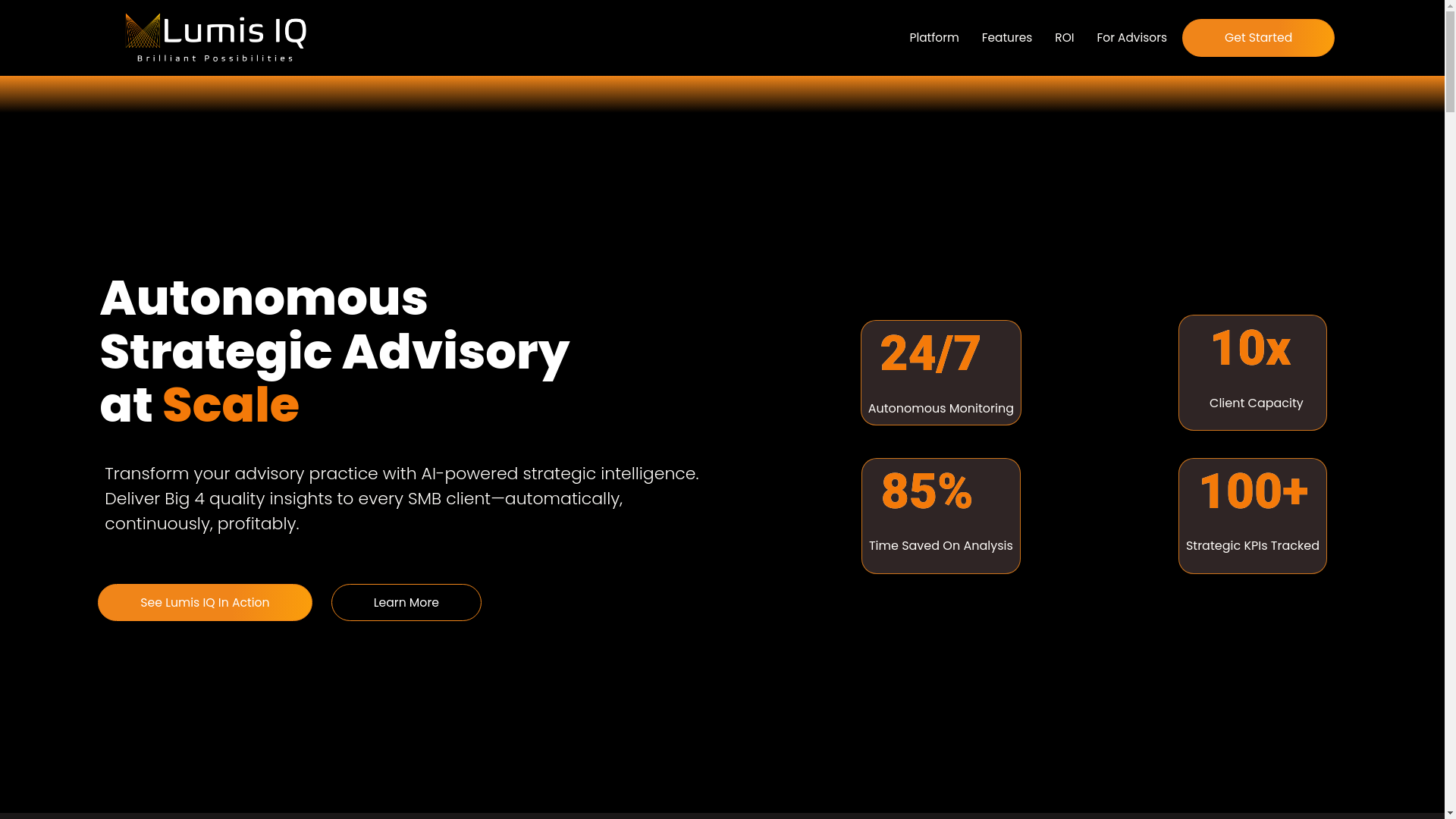 website screenshot of https://afinitis.com