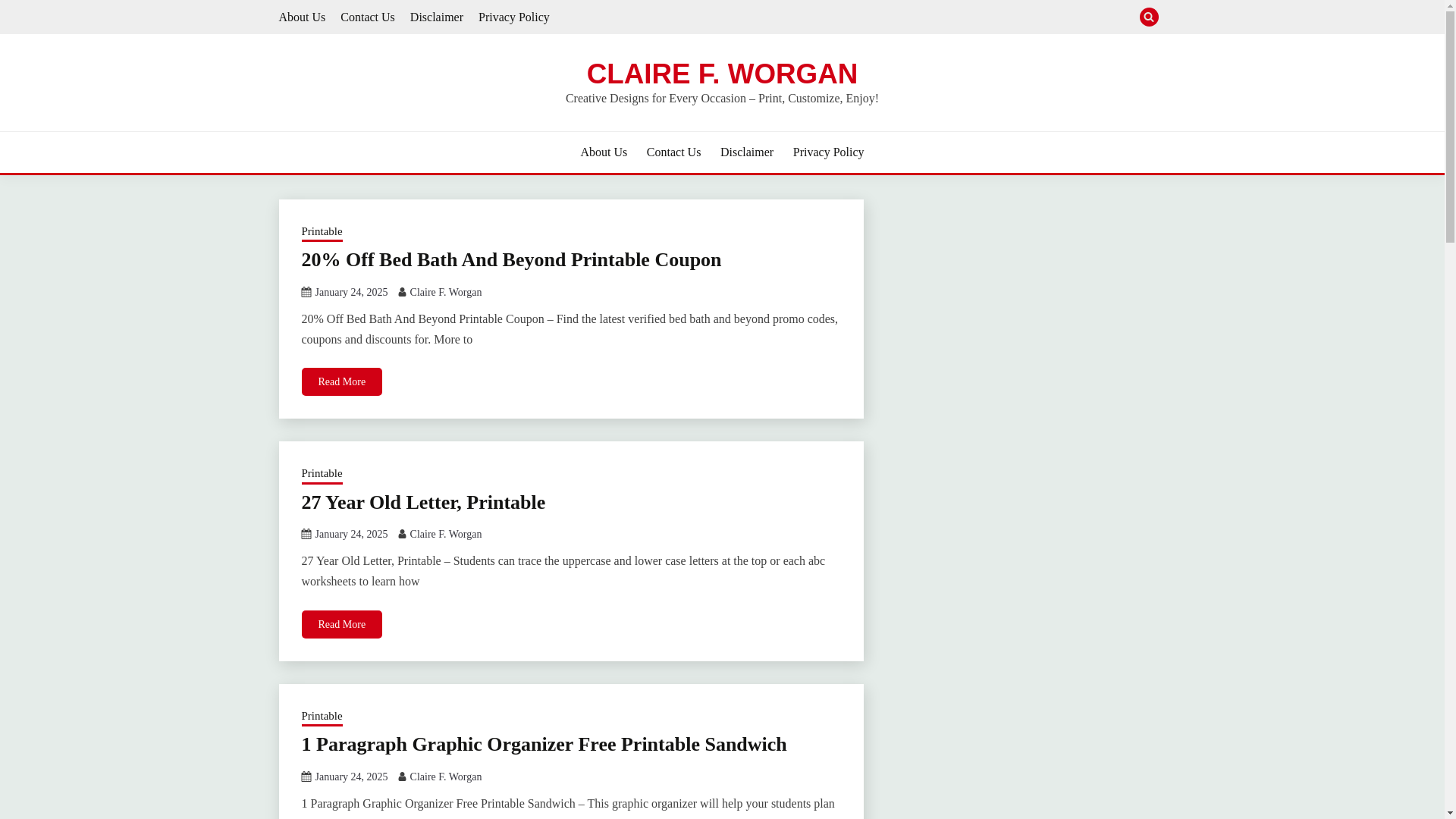 website screenshot of https://clairefworgan.pages.dev/