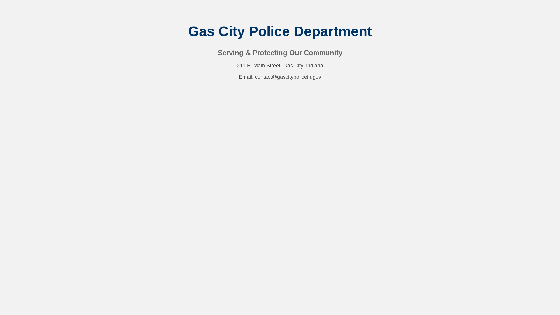 website screenshot of https://gascitypolicein.pages.dev/