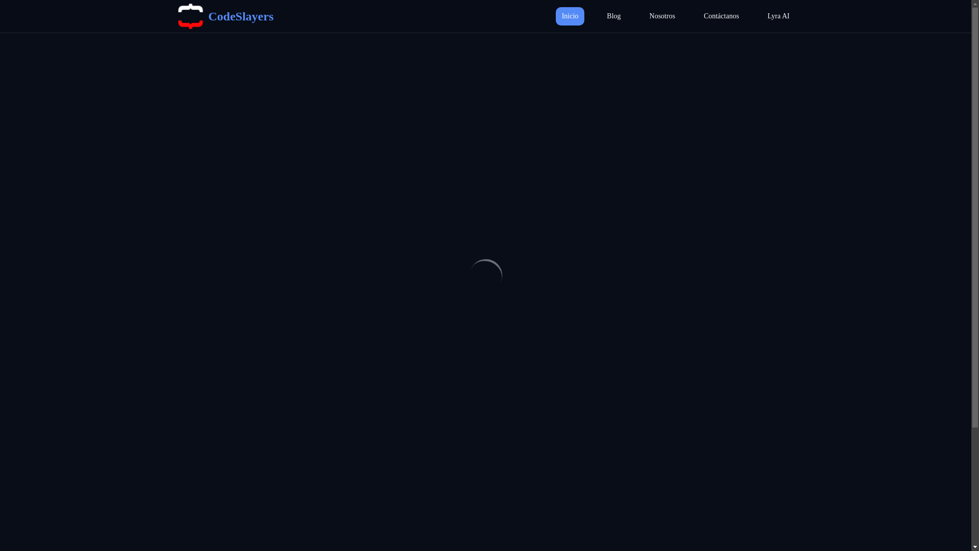 website screenshot of https://codeslayerblog-front.pages.dev/