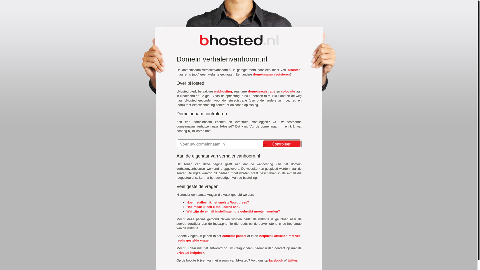 website screenshot of https://verhalenvanhoorn.nl/