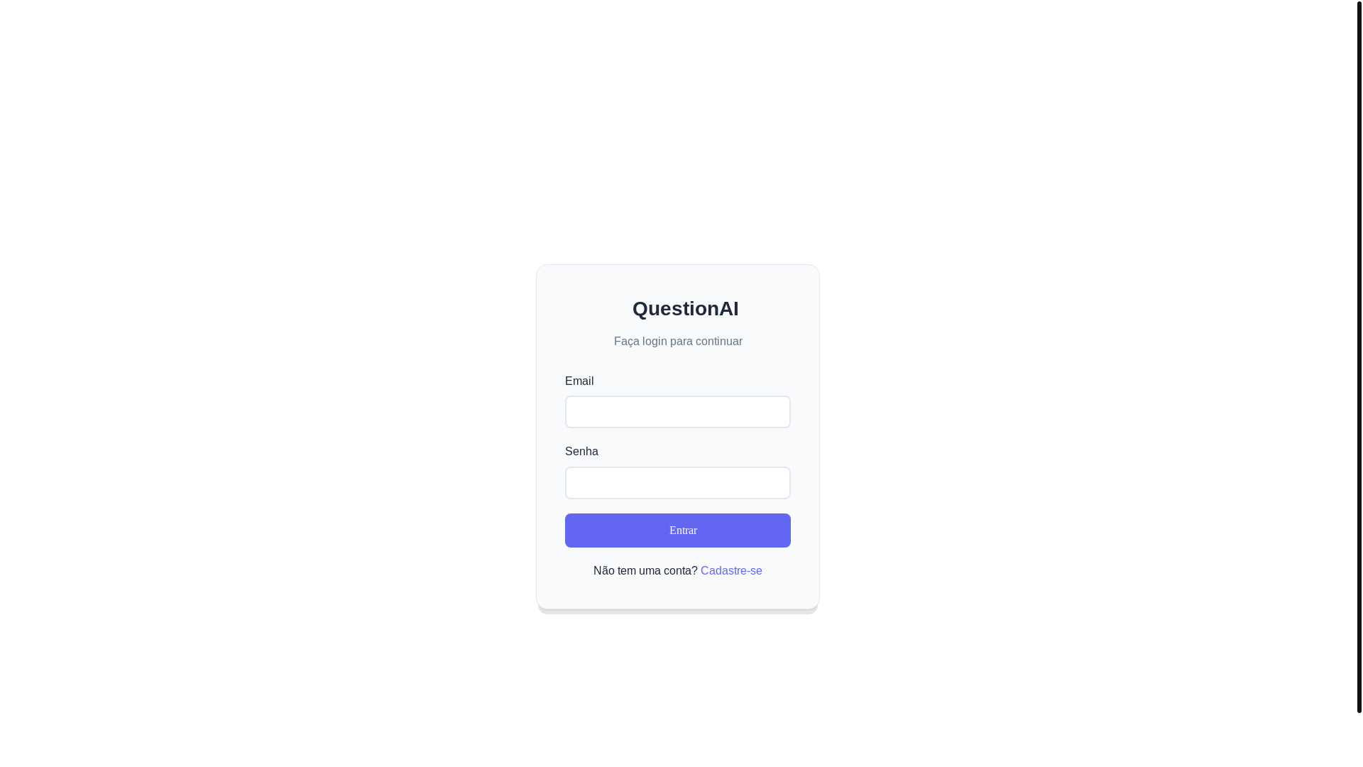 website screenshot of https://testame.com.br/