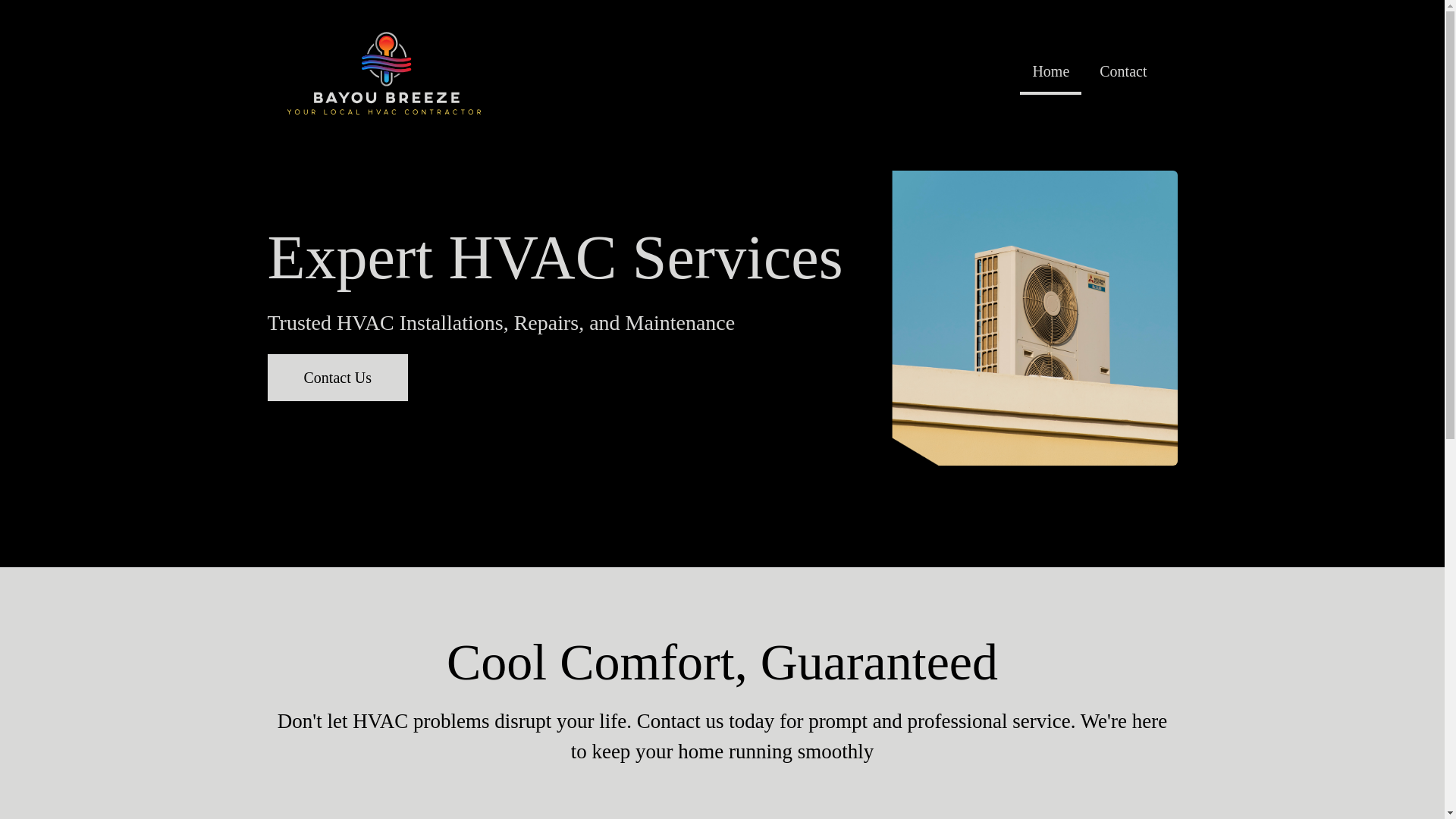 website screenshot of https://thebayoubreeze.com/