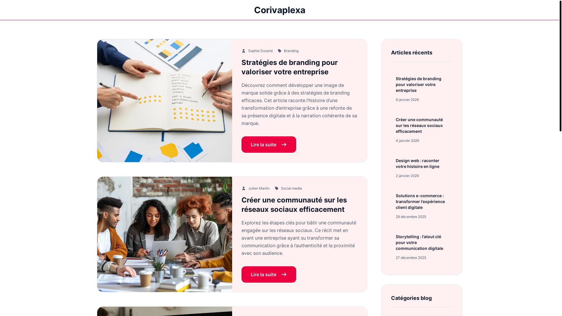 website screenshot of https://corivaplexa.sbs/