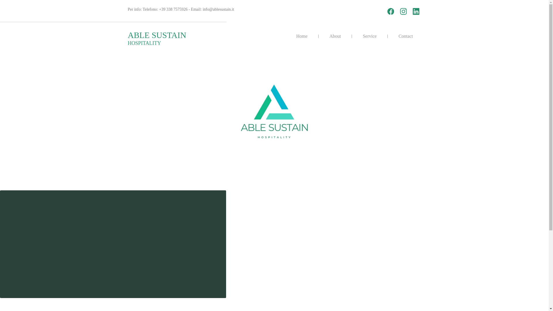 website screenshot of https://ablesustain.it/