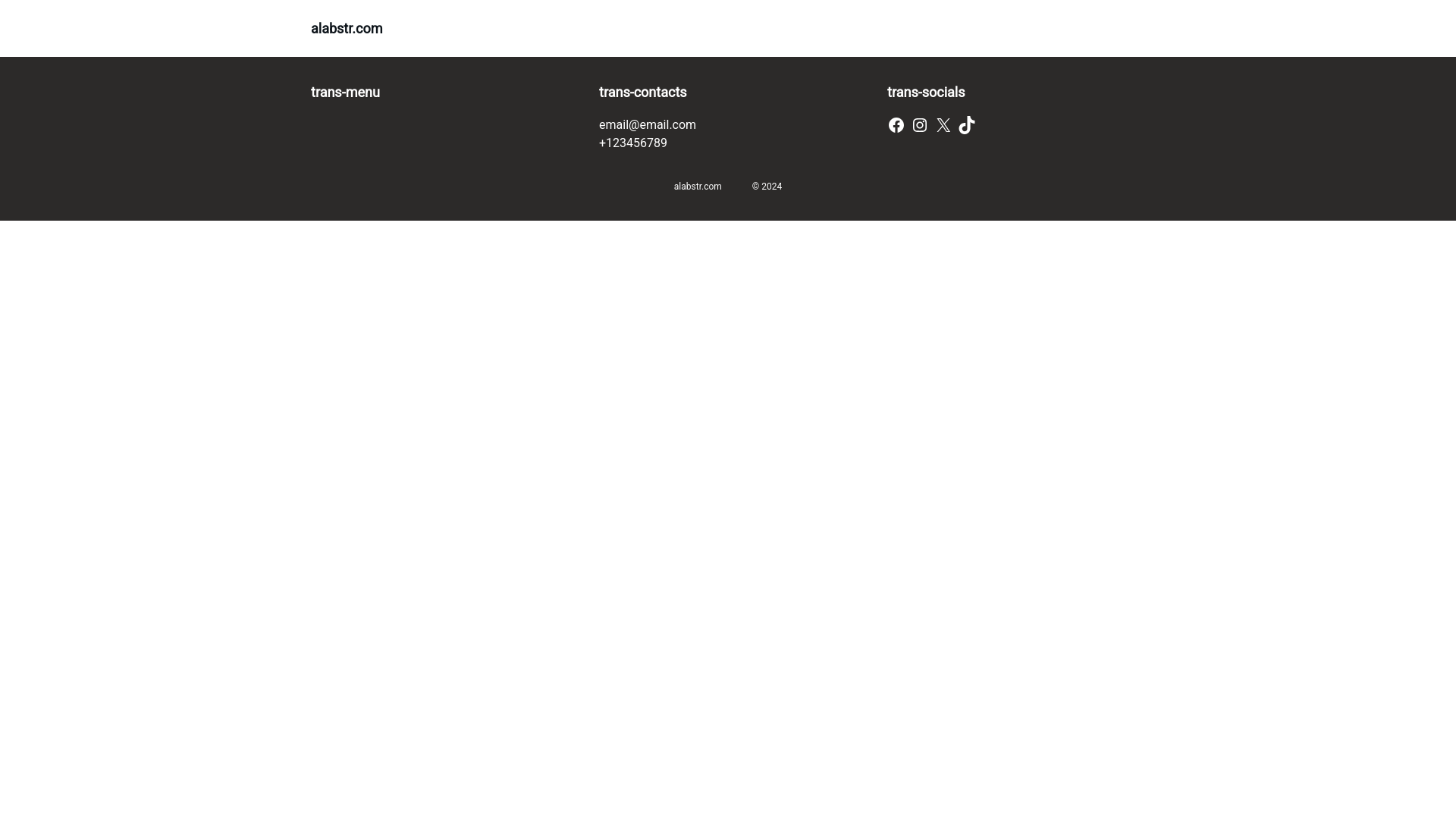 website screenshot of https://alabstr.com/