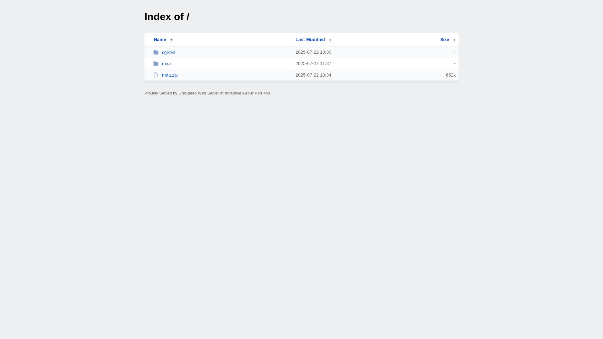 website screenshot of https://miranova.web.tr/