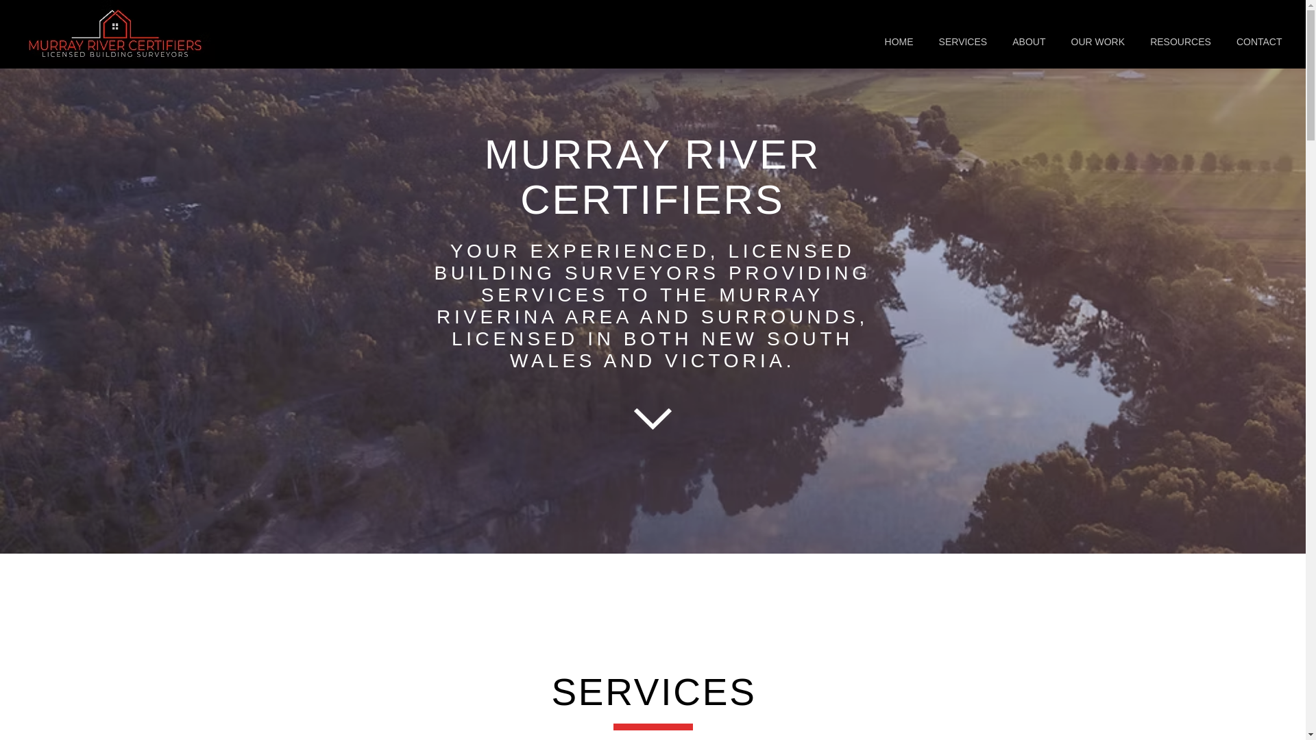 website screenshot of https://murrayrivercertifiers.online/