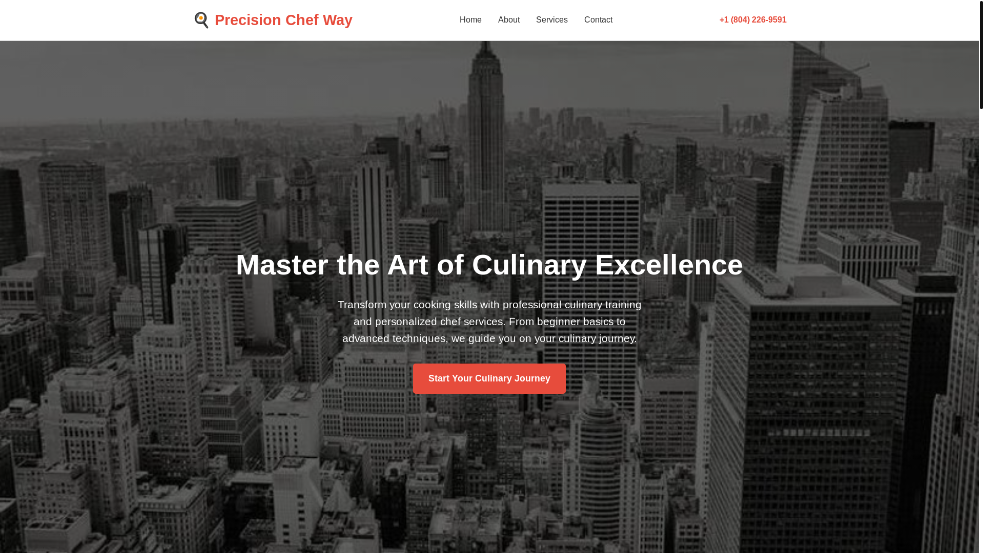 website screenshot of https://precisionchefway.sbs/