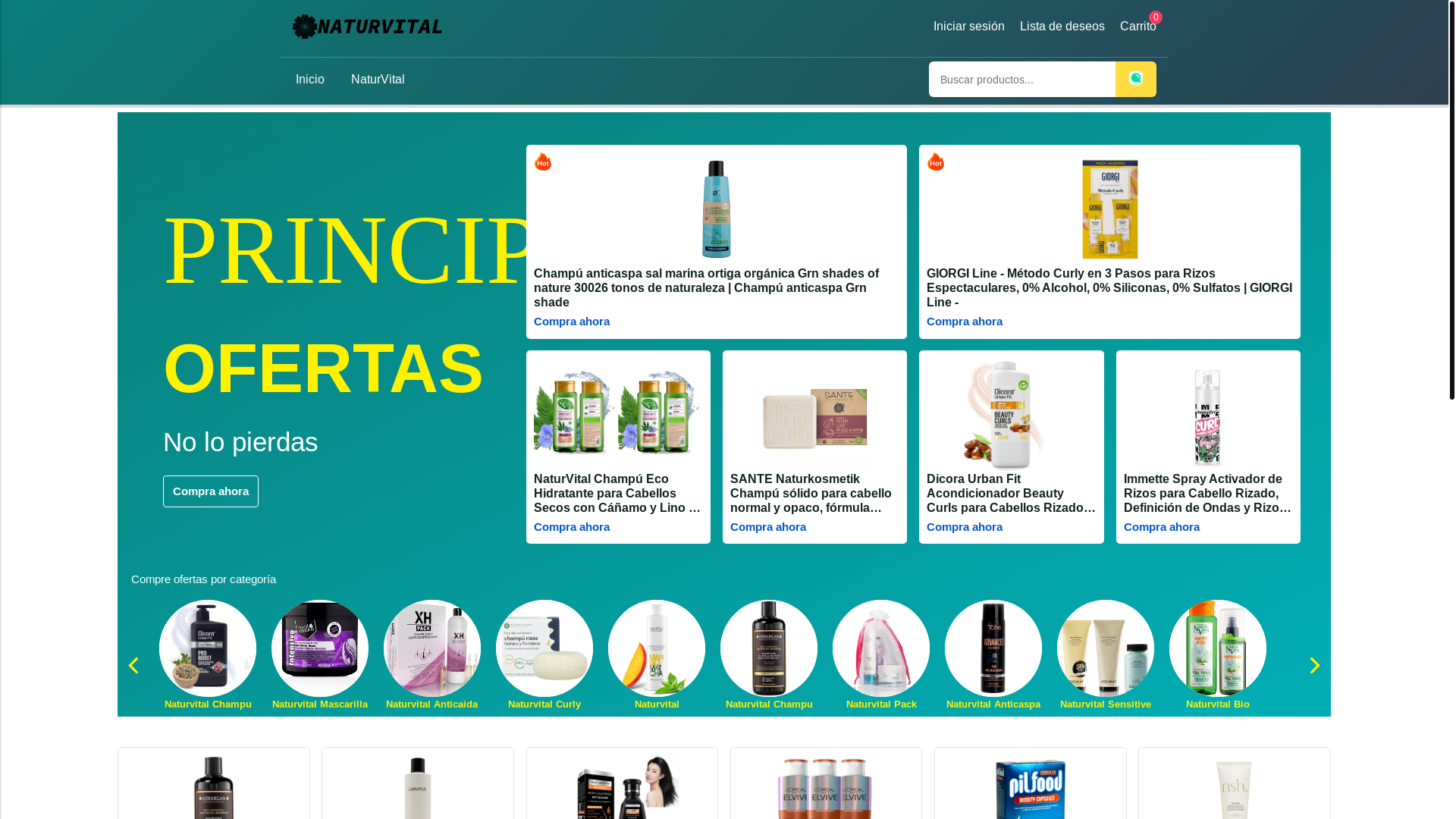 website screenshot of https://quinnnaturgoods.shop/