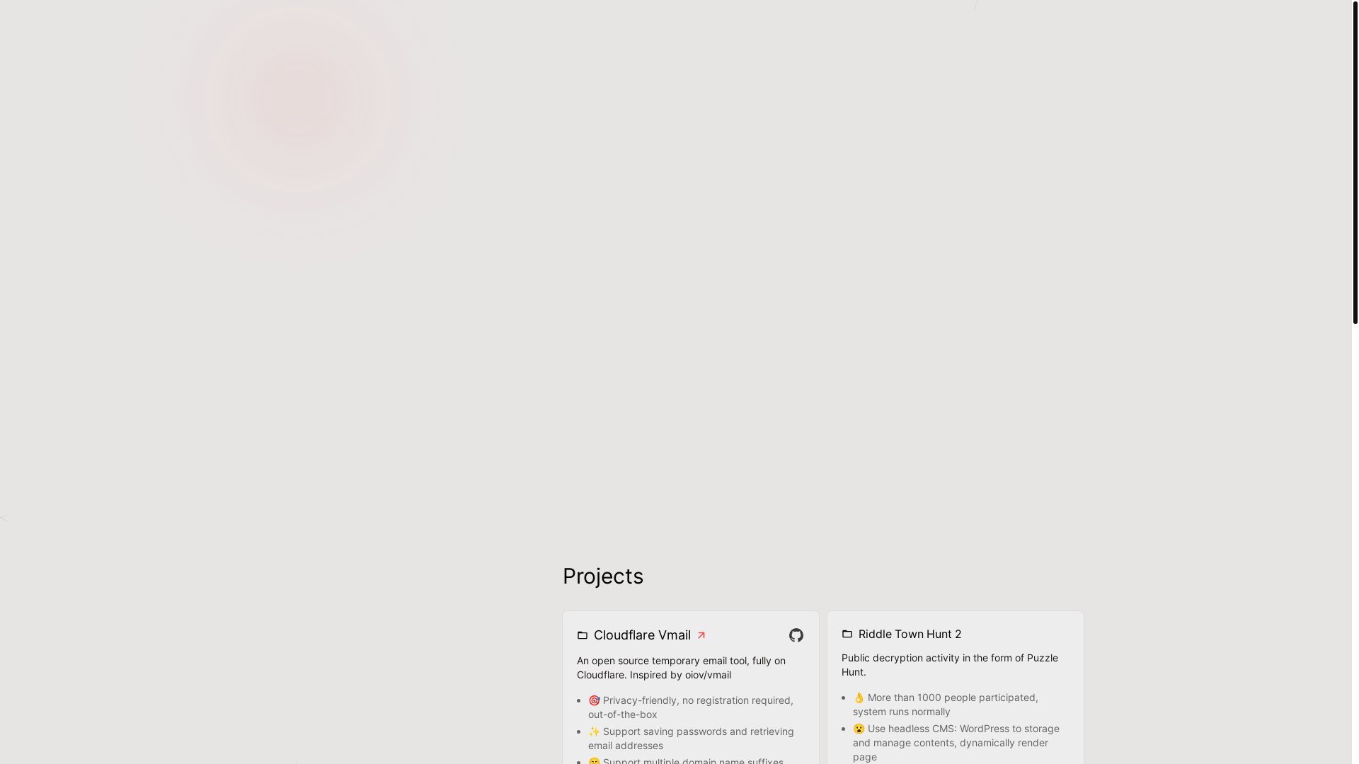 website screenshot of https://portafoliocv-79e.pages.dev/
