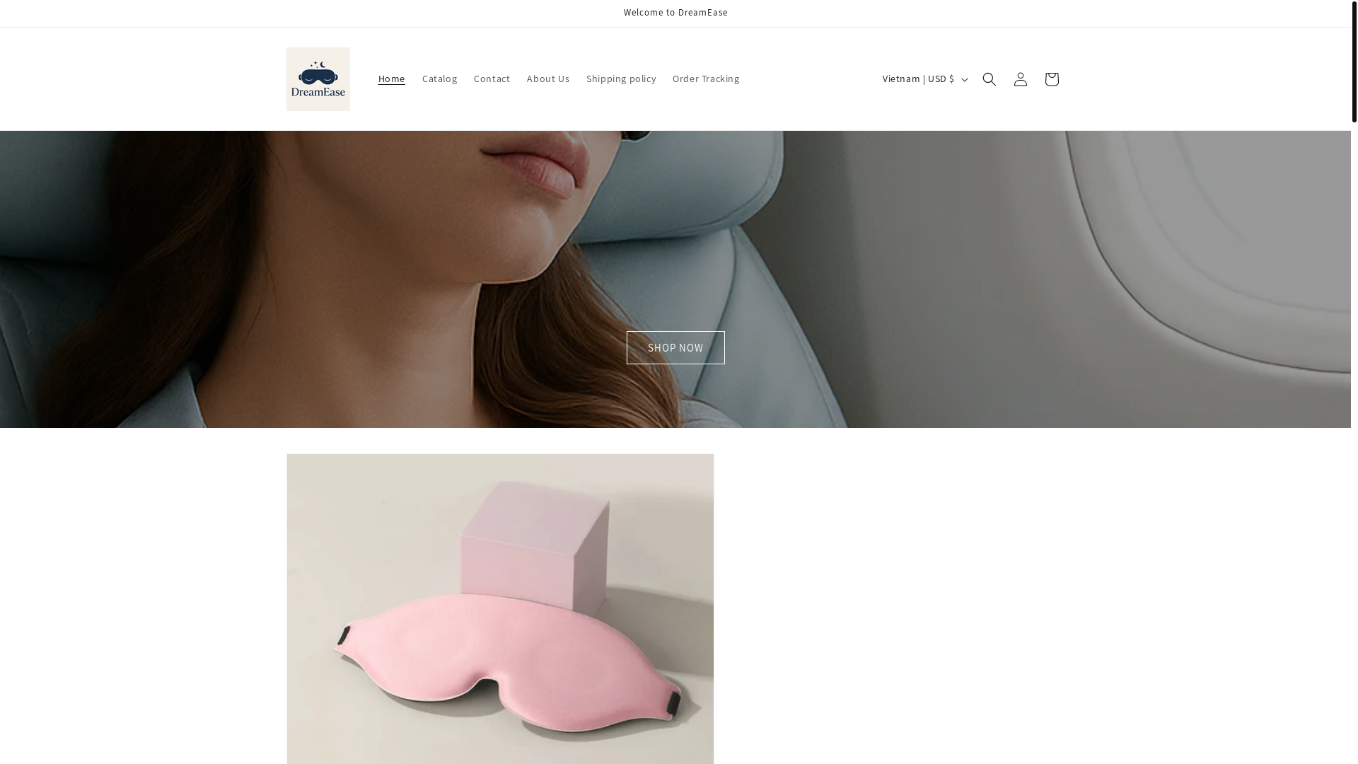 website screenshot of https://mydreamease.us/