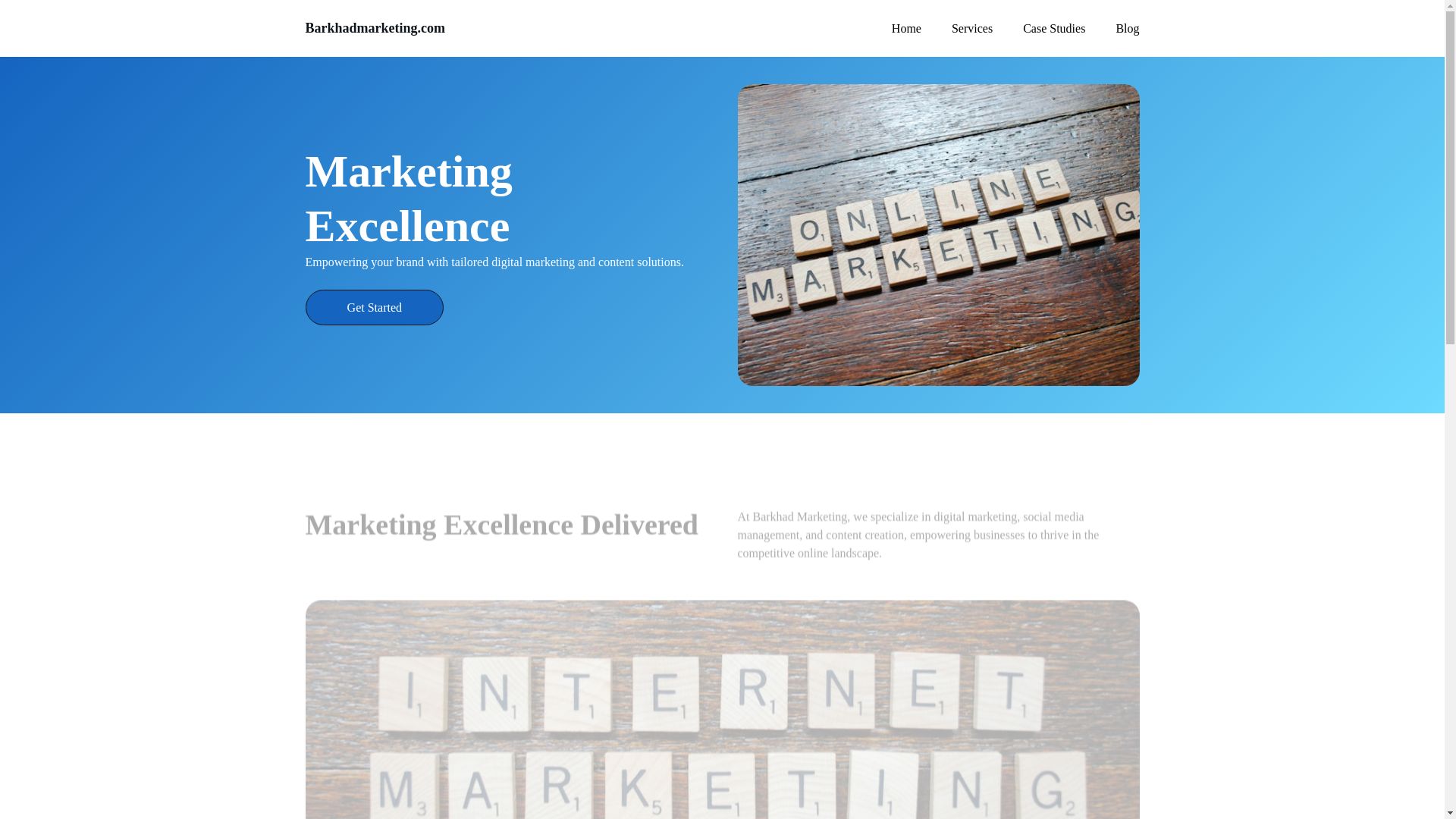 website screenshot of https://barkhadmarketing.com/