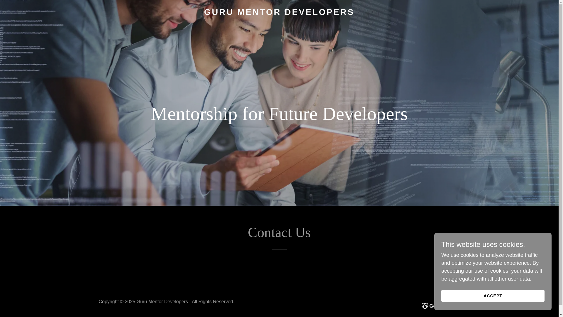 website screenshot of https://gurumentordevelopers.com/