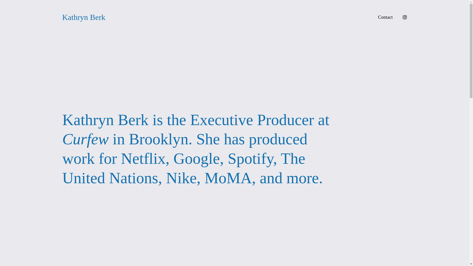 website screenshot of https://kathryn-berk.com/