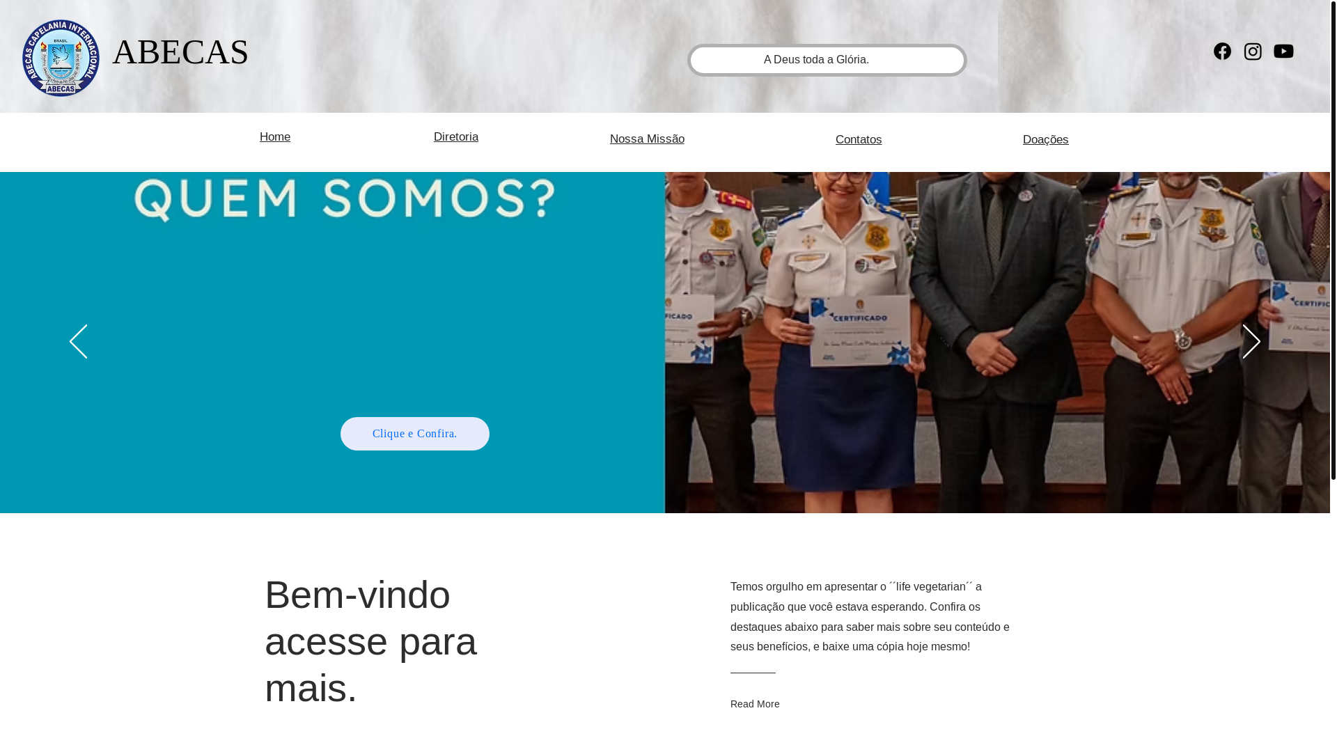website screenshot of https://abecascapelania.com.br/