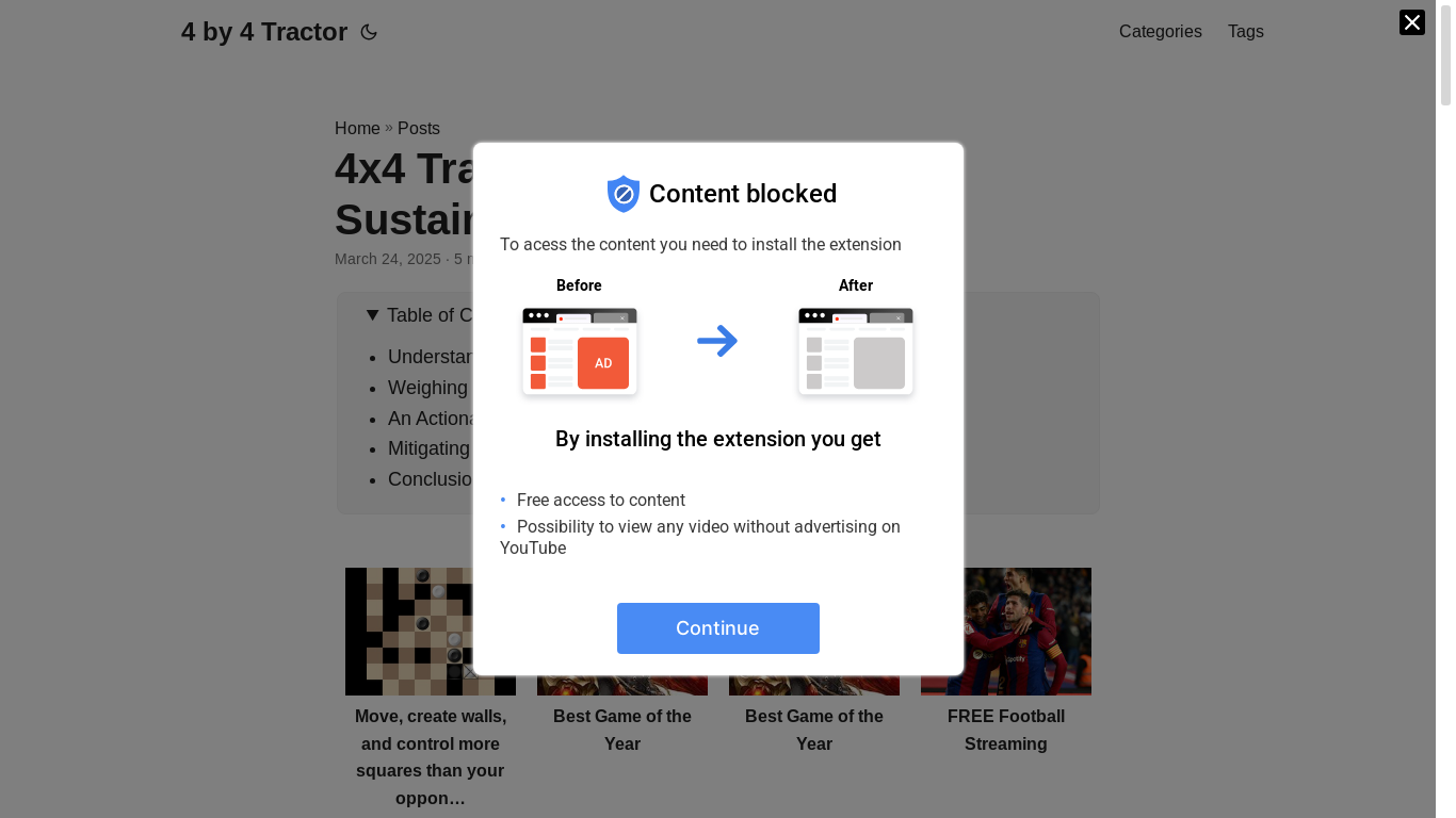 website screenshot of https://4-by-4-tractor.pages.dev/