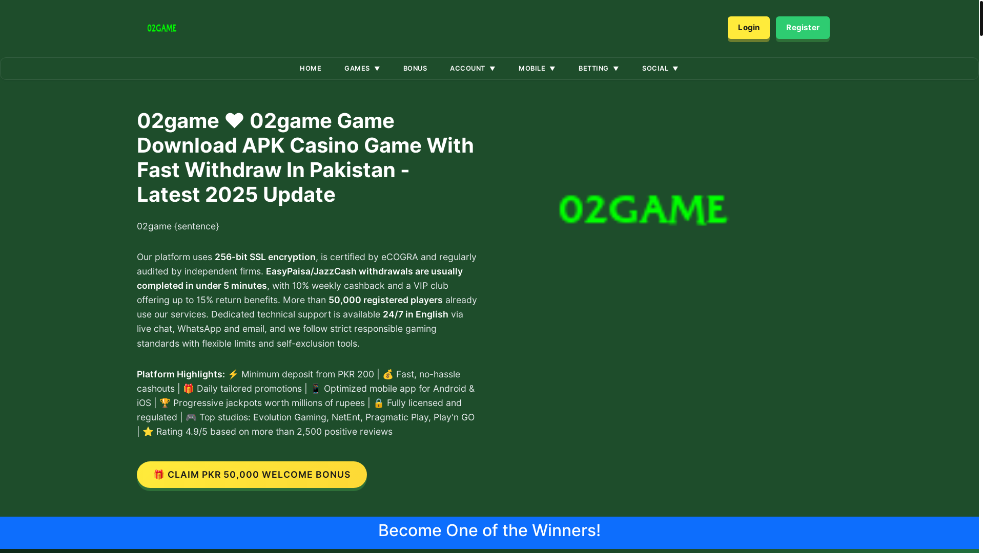 website screenshot of https://02game-bet.com/