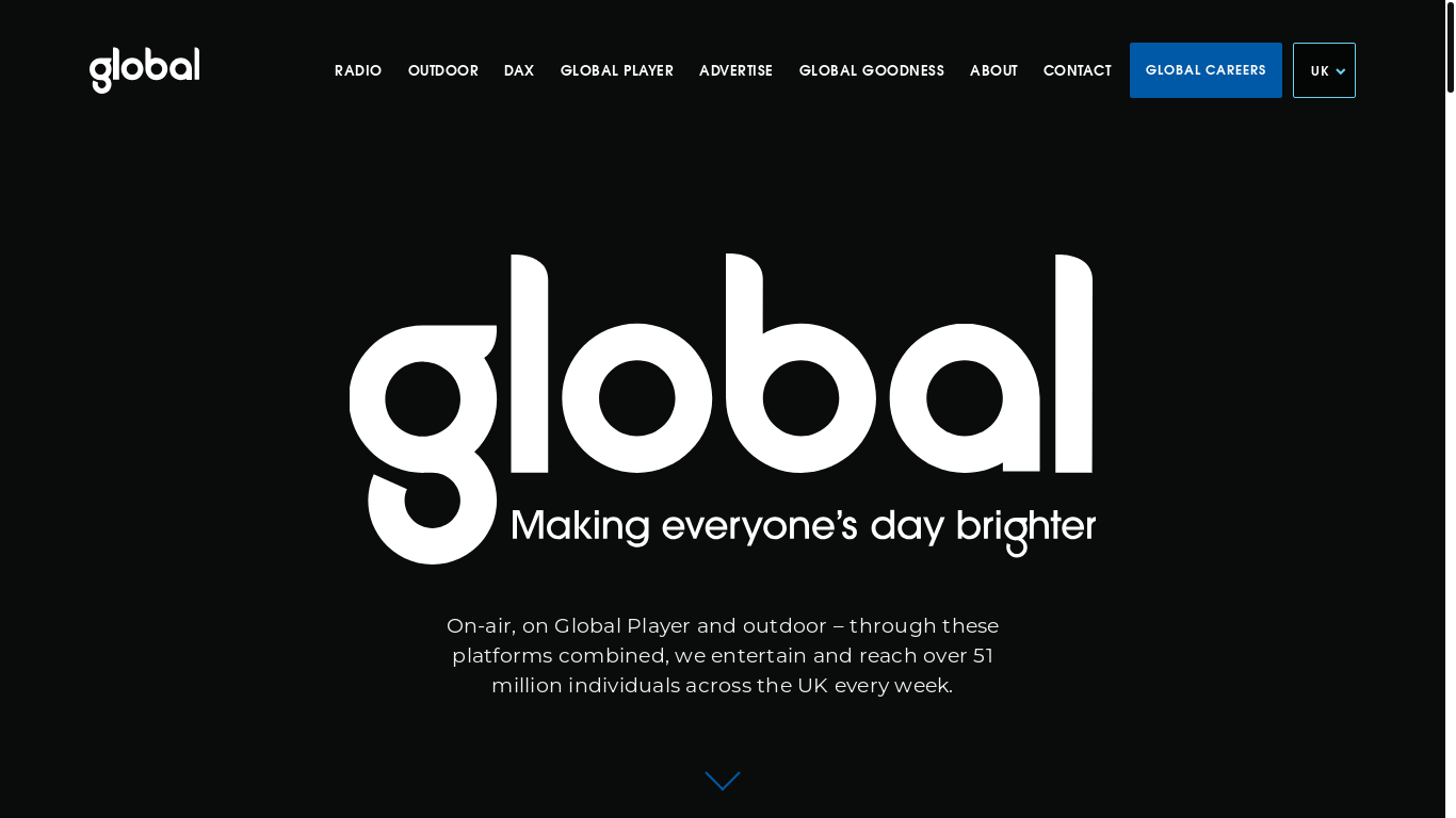website screenshot of https://global.com/