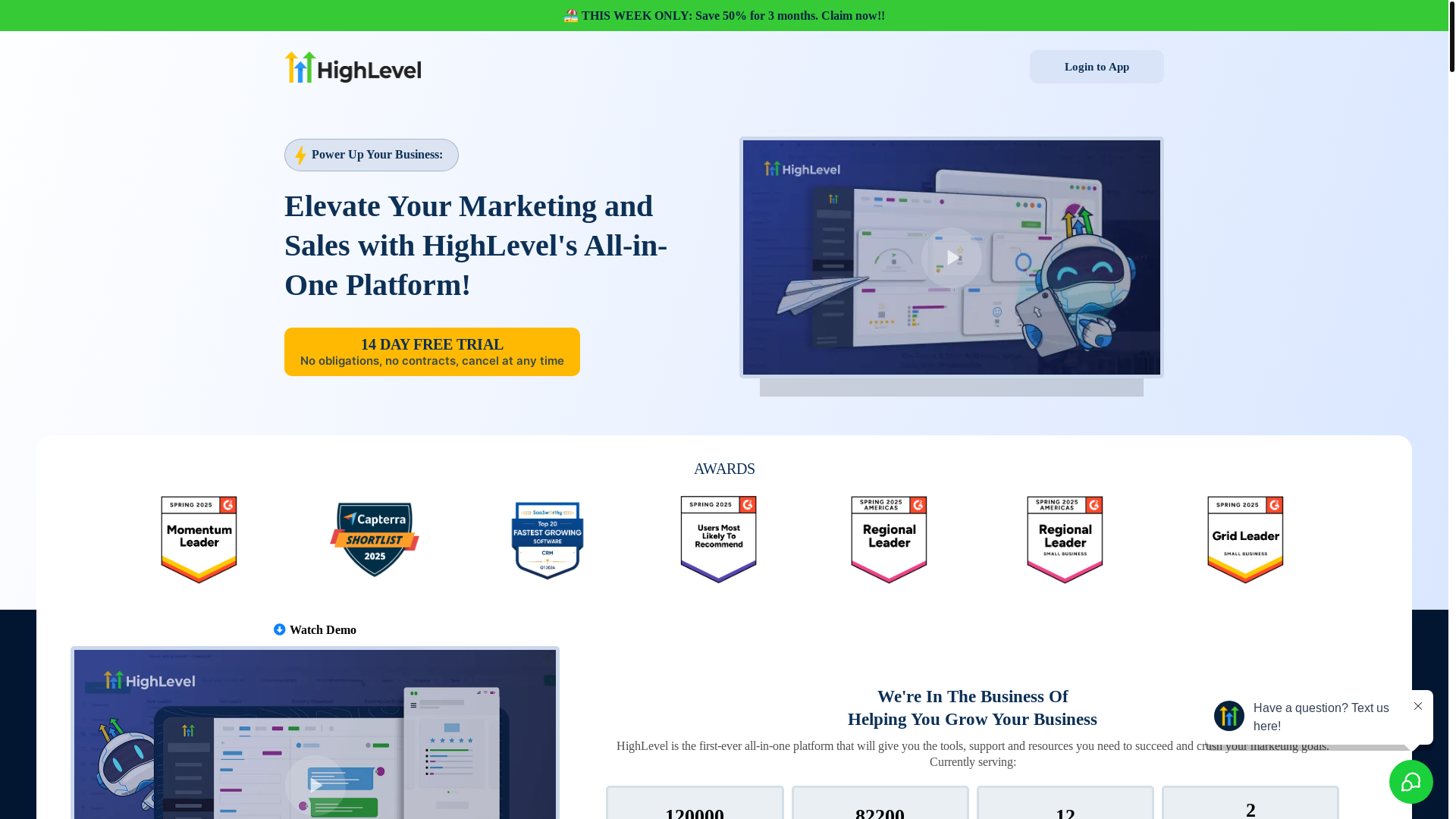 website screenshot of https://gohjihglevel.com/