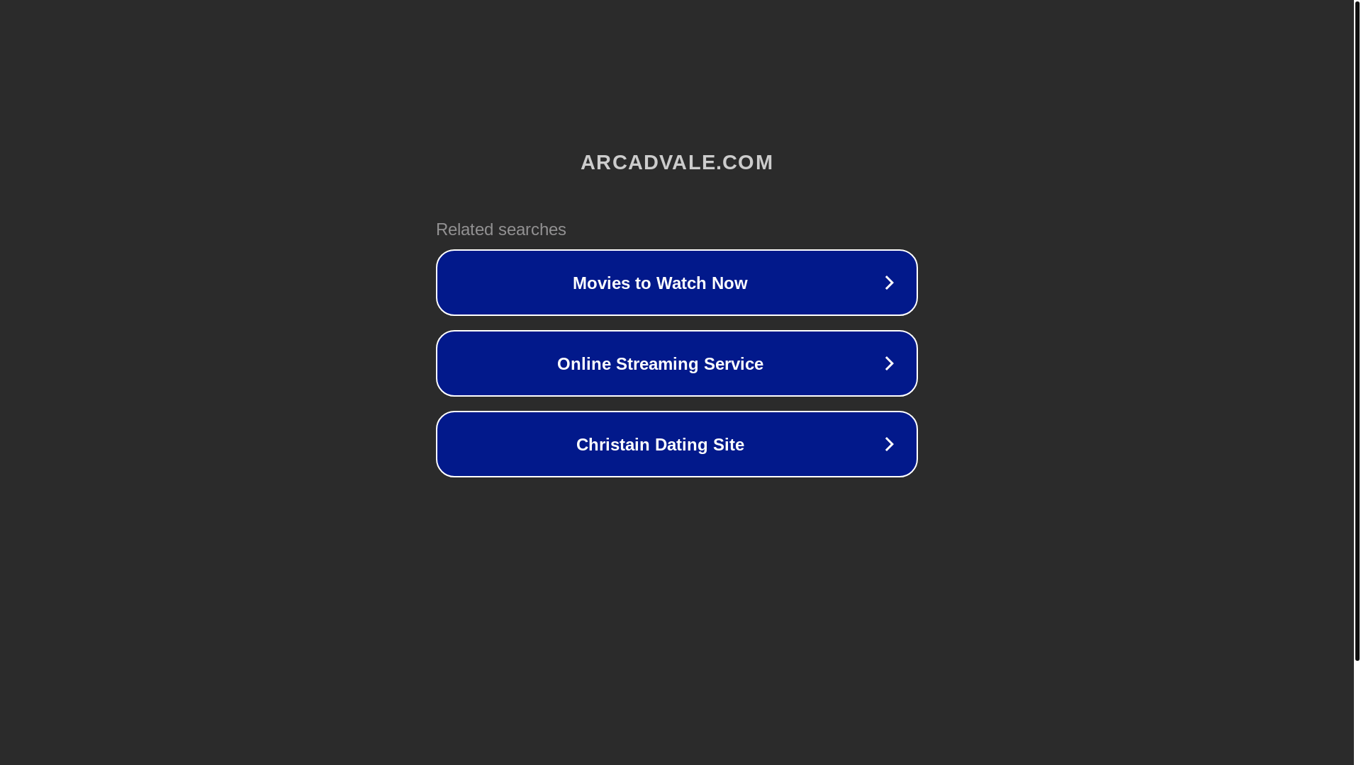 website screenshot of https://arcadvale.com/