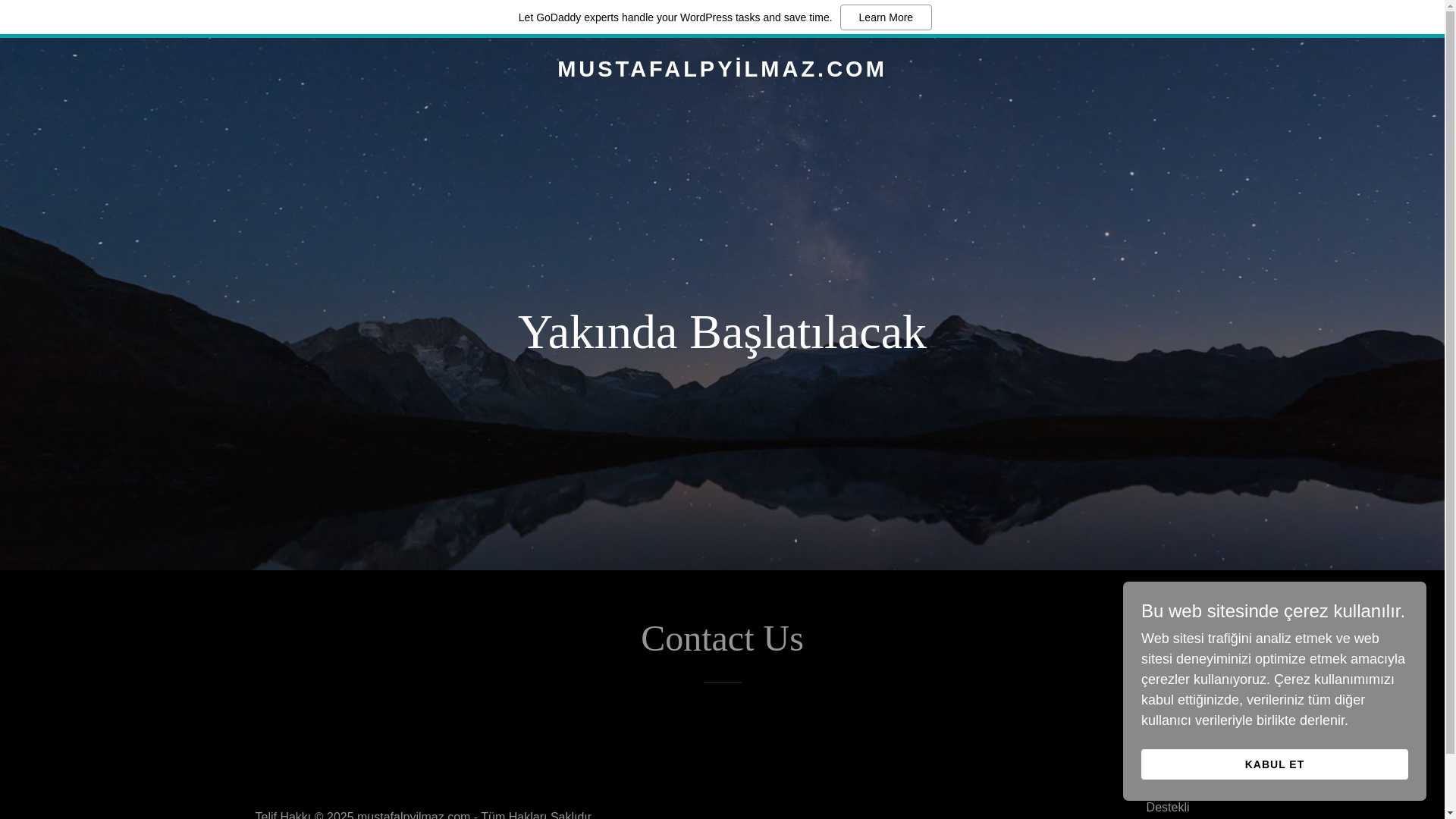 website screenshot of https://mustafalpyilmaz.com/