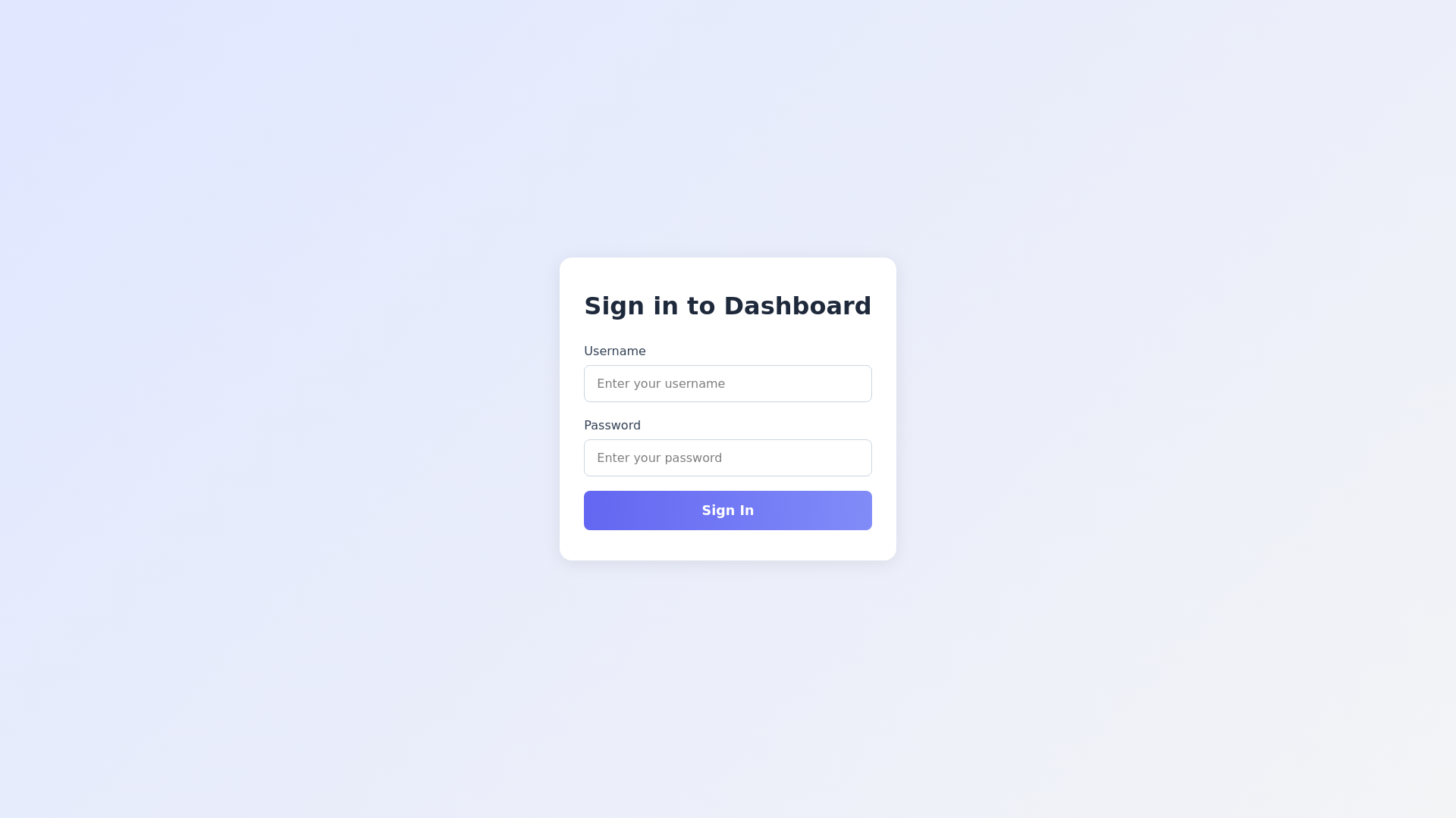 website screenshot of https://sizlabs-dashboard.pages.dev/