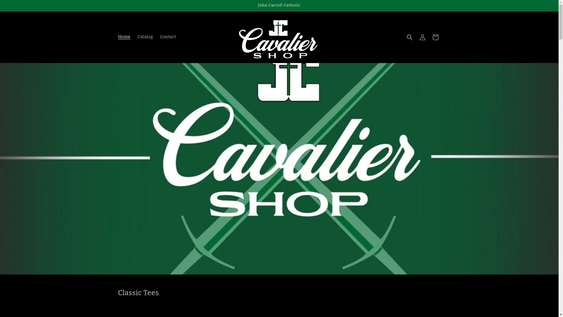 website screenshot of https://johncarrollcavaliers.com/