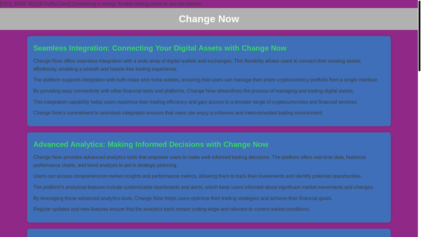 website screenshot of https://www.info-changenow.com/