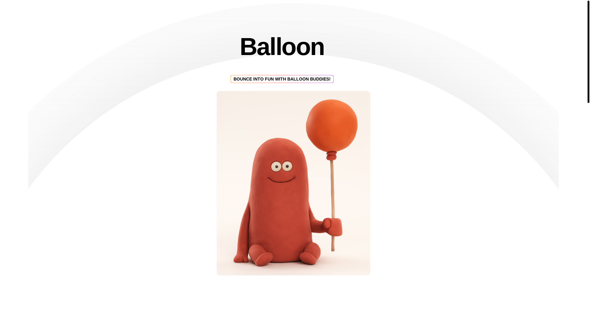 website screenshot of https://solanaballoon.com/