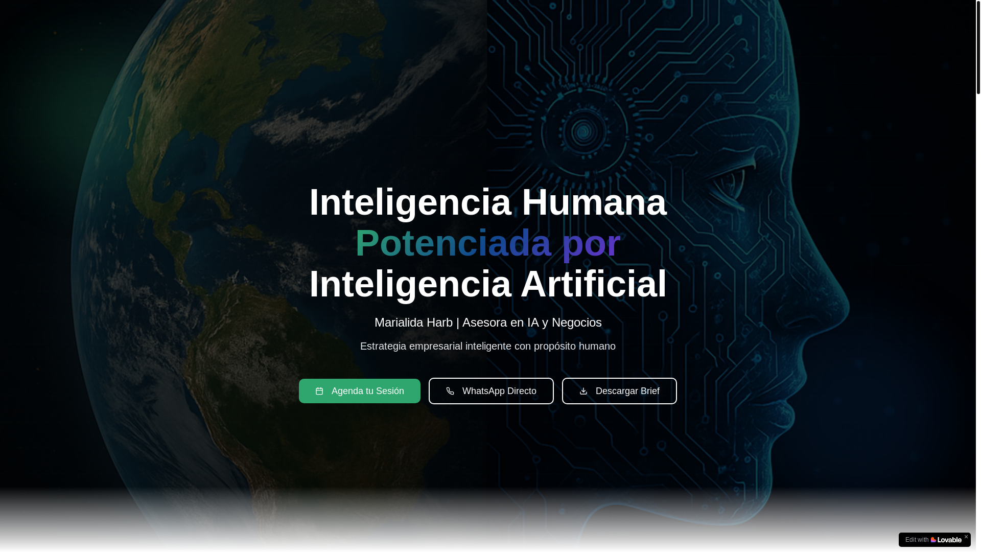 website screenshot of https://harbconsulting.org/