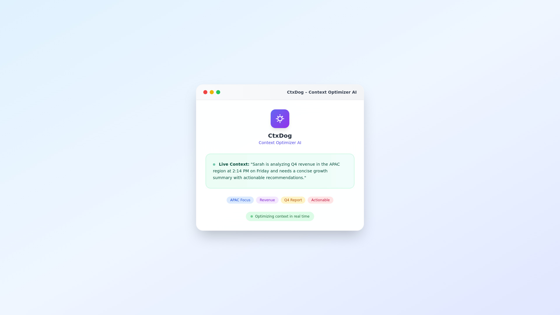 website screenshot of https://ctxdog.pages.dev/