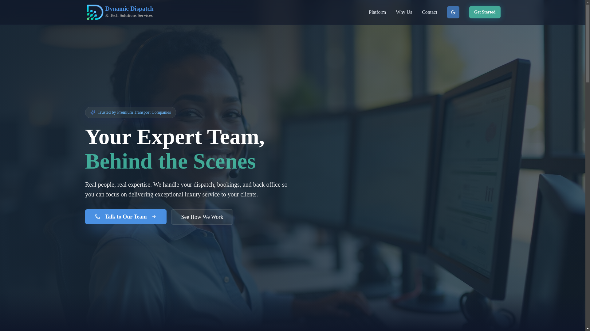 website screenshot of https://dynamicdtss.com/