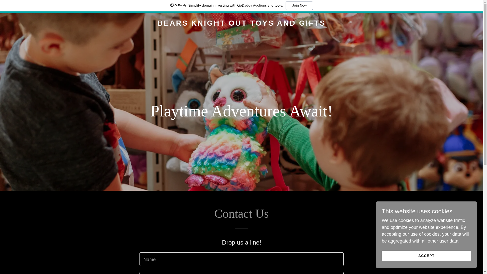 website screenshot of https://bkotoysandgifts.com/