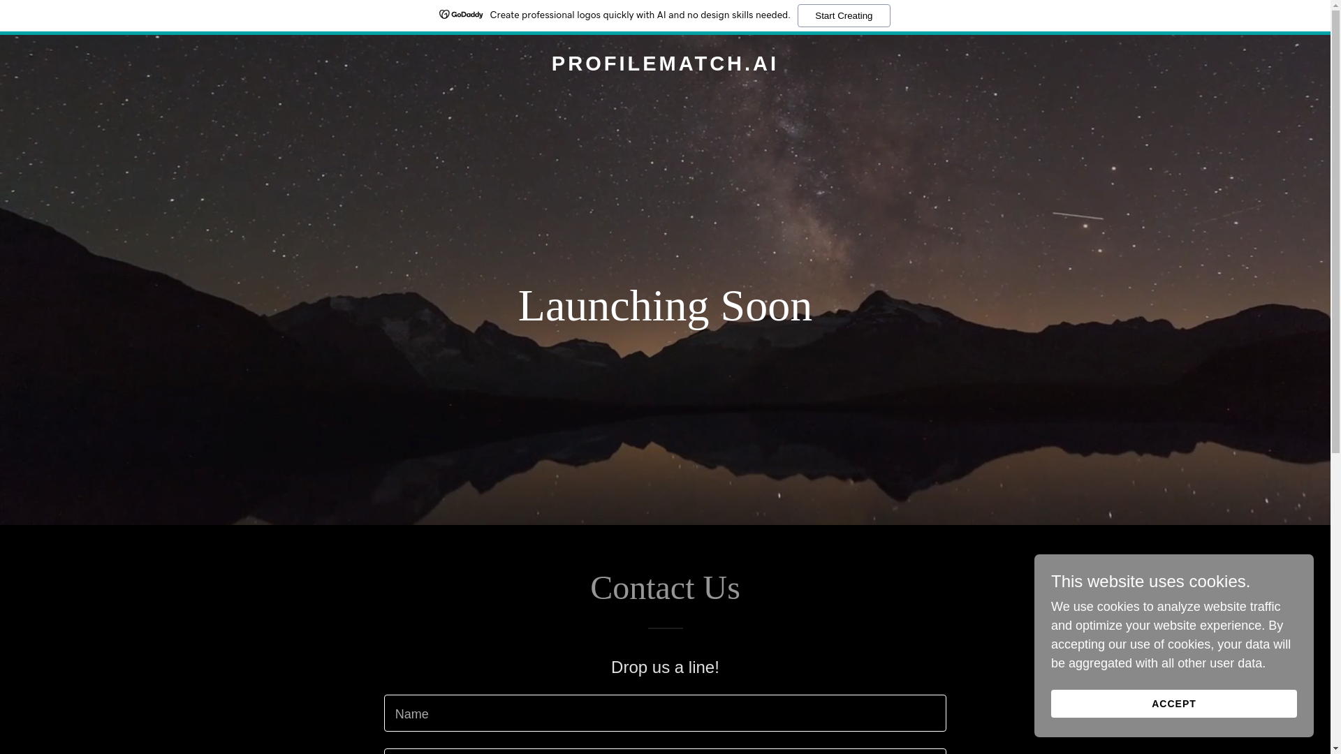 website screenshot of https://profilematch.ai/