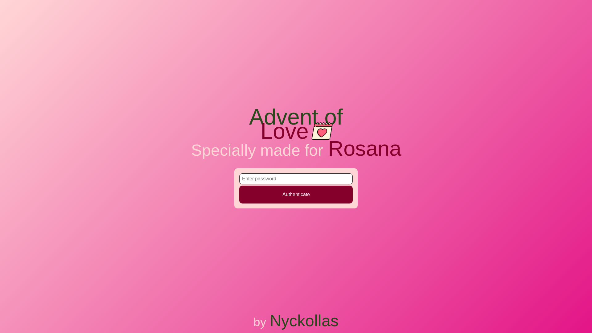 website screenshot of https://advent-of-love.pages.dev/
