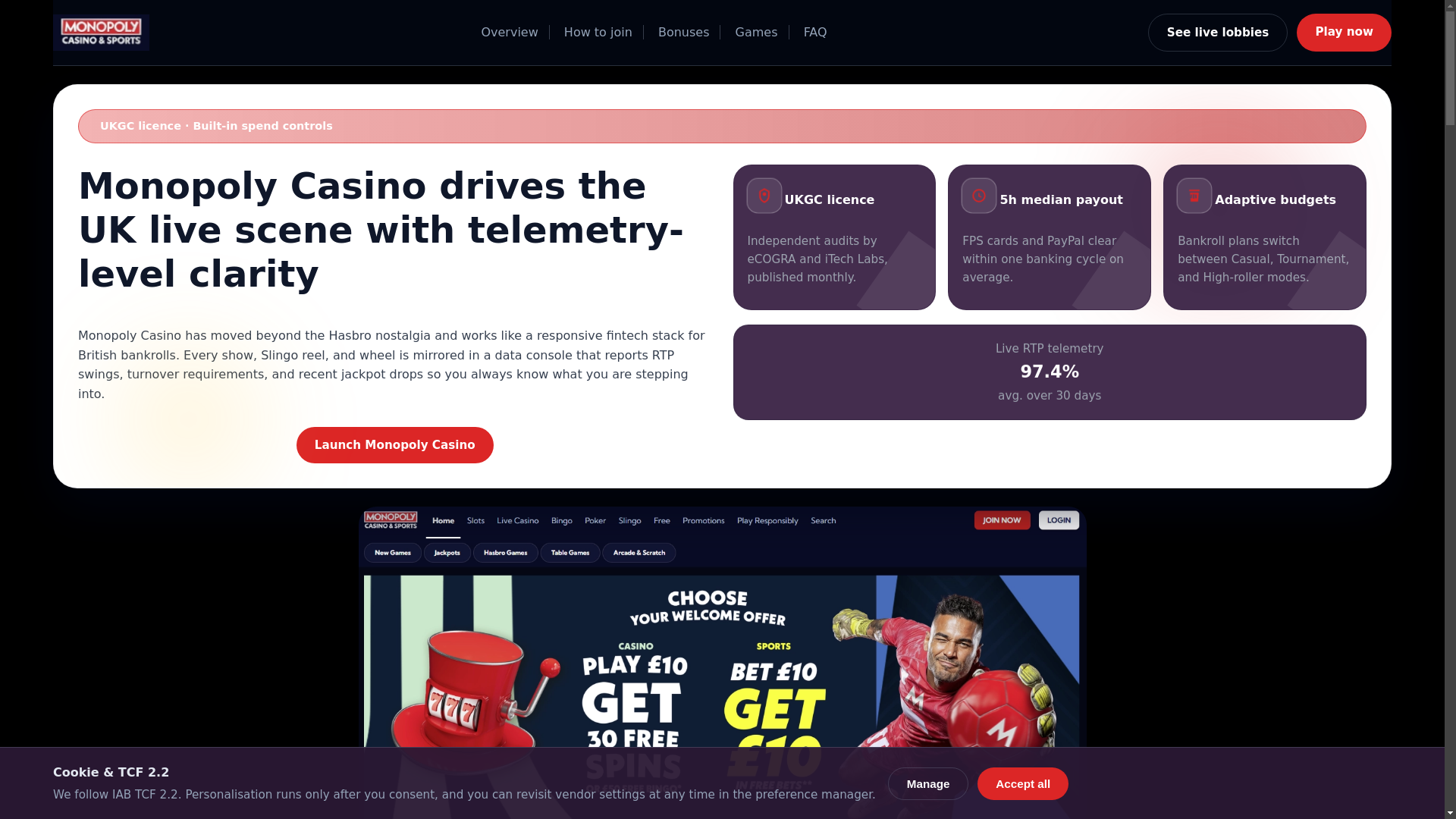 website screenshot of https://monopolycasino-uk.com/