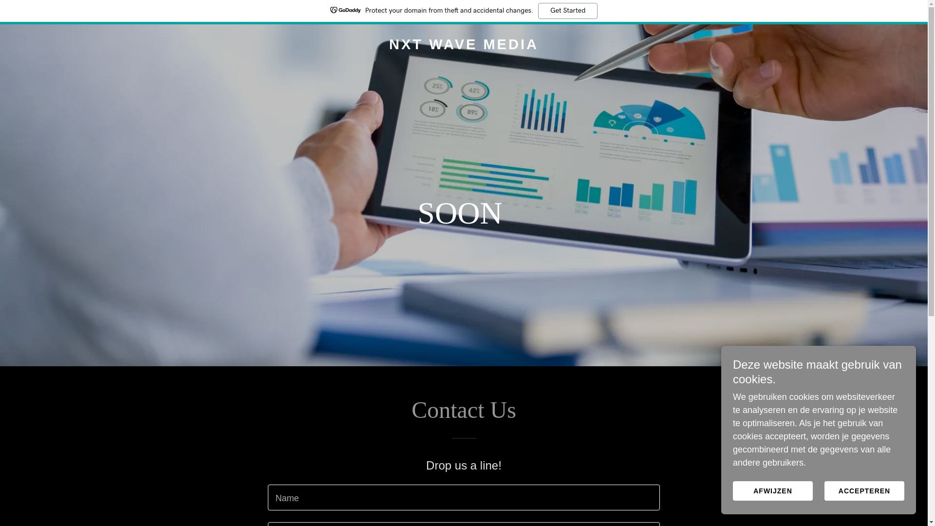 website screenshot of https://thenxtwavemedia.nl/