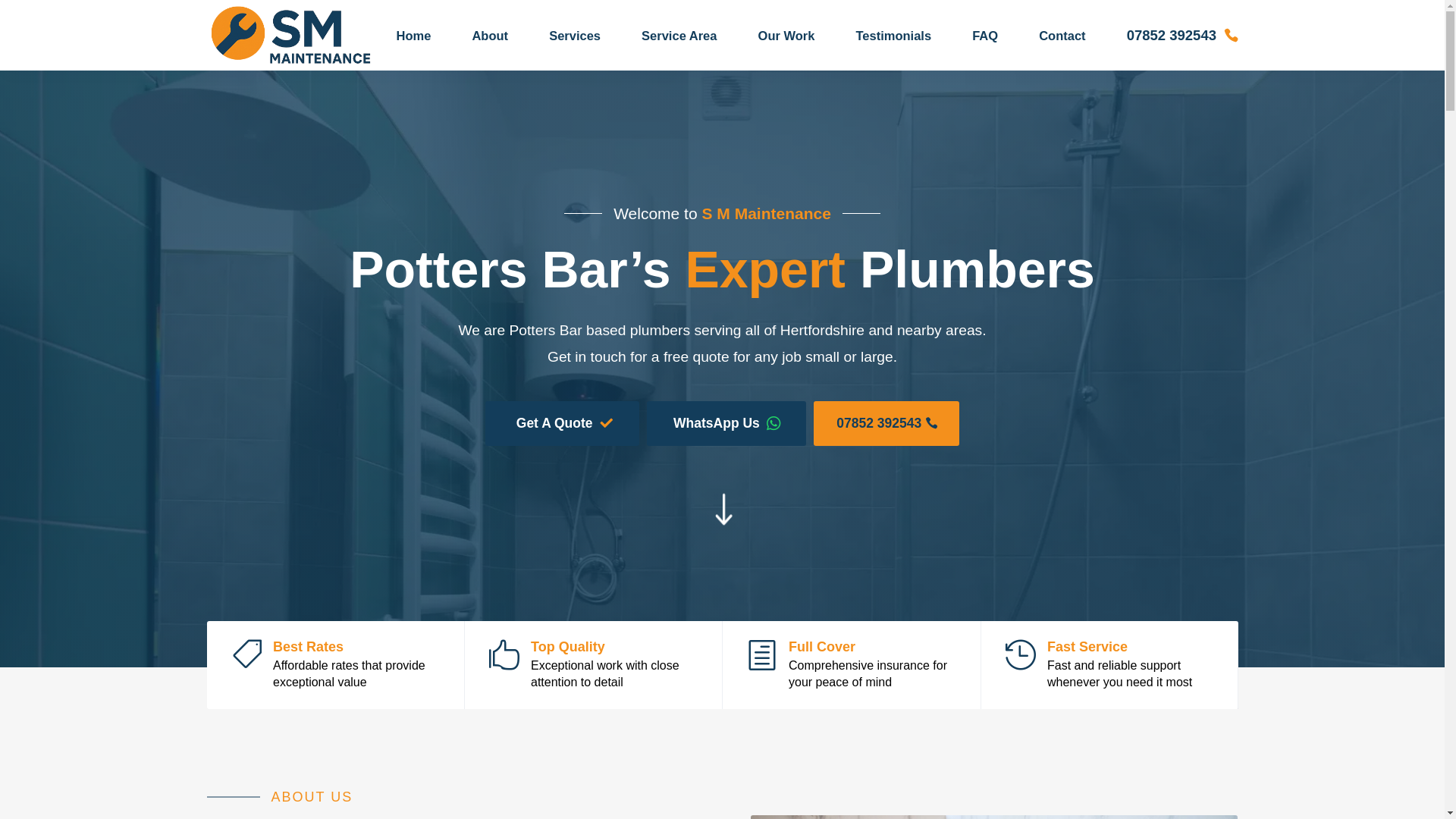 website screenshot of https://sm-maintenance.co.uk/