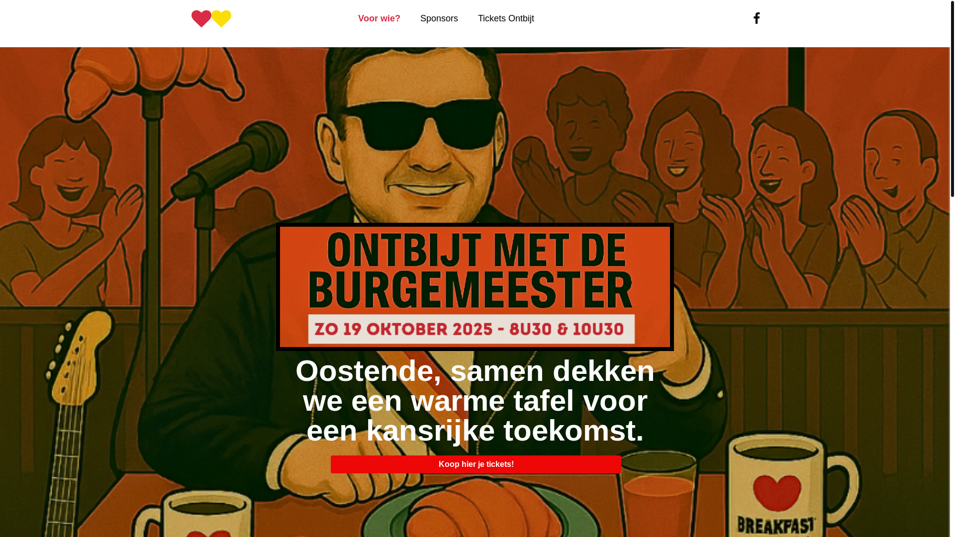 website screenshot of https://ontbijtenmetdeburgemeester.be/