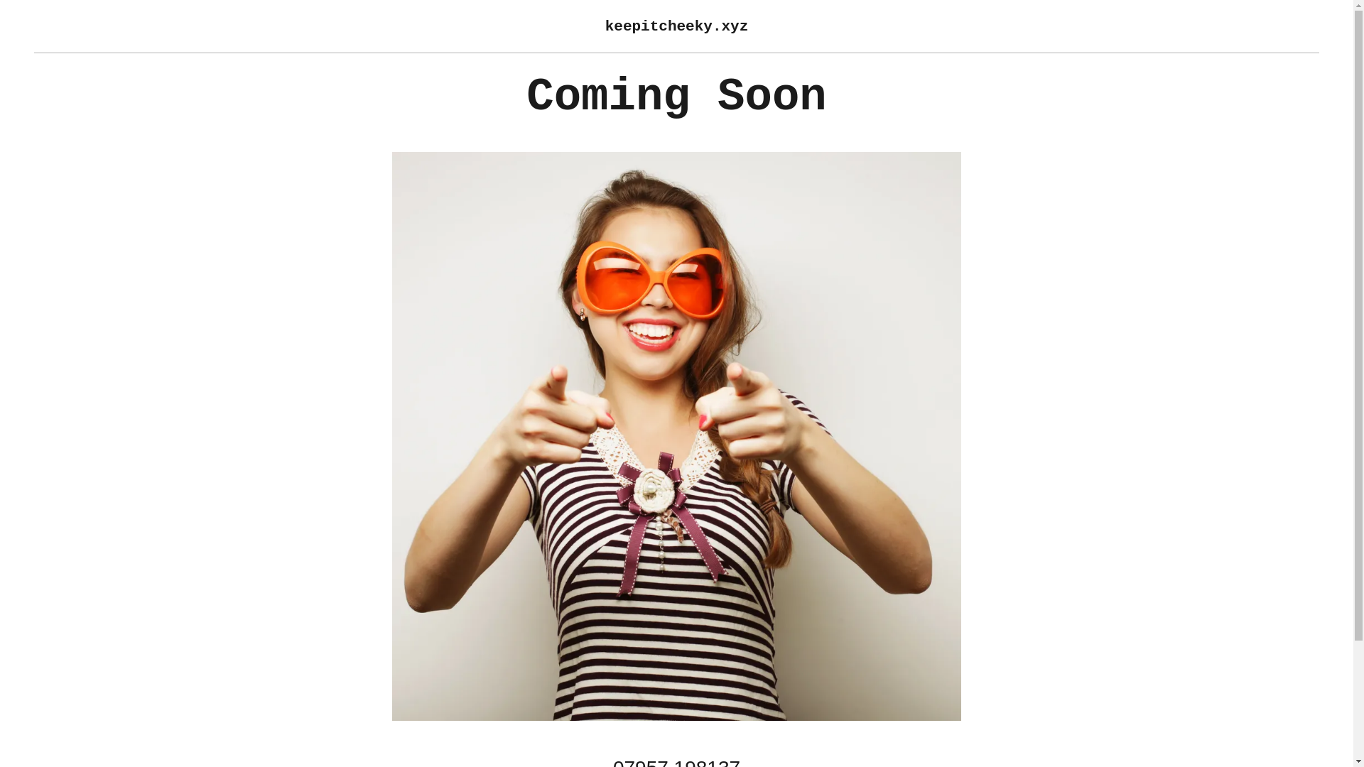 website screenshot of https://keepitcheeky.xyz/