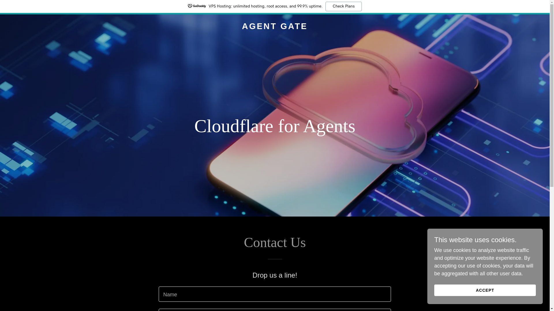 website screenshot of https://agentgate.co/