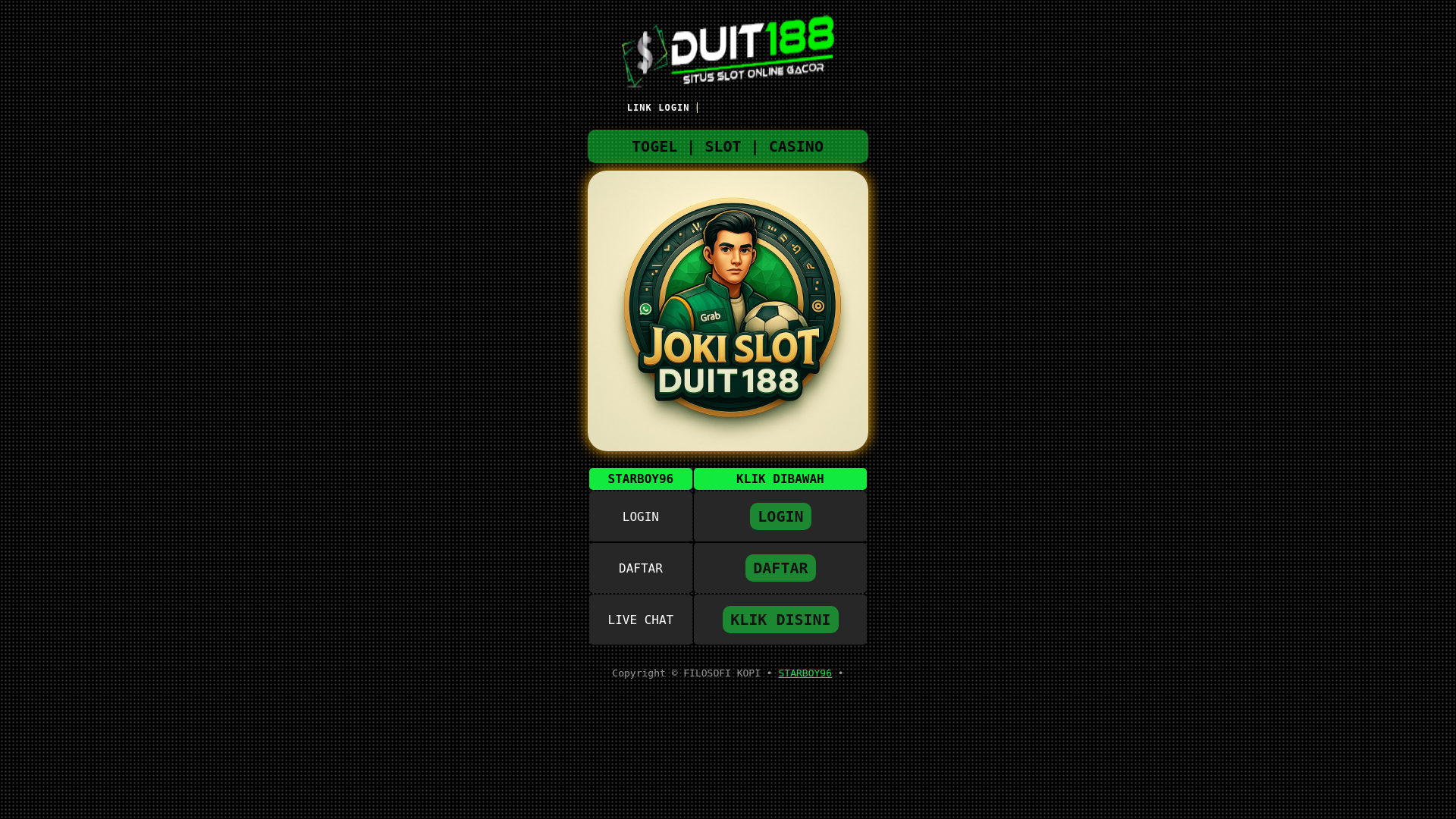 website screenshot of https://starboy96.pages.dev/