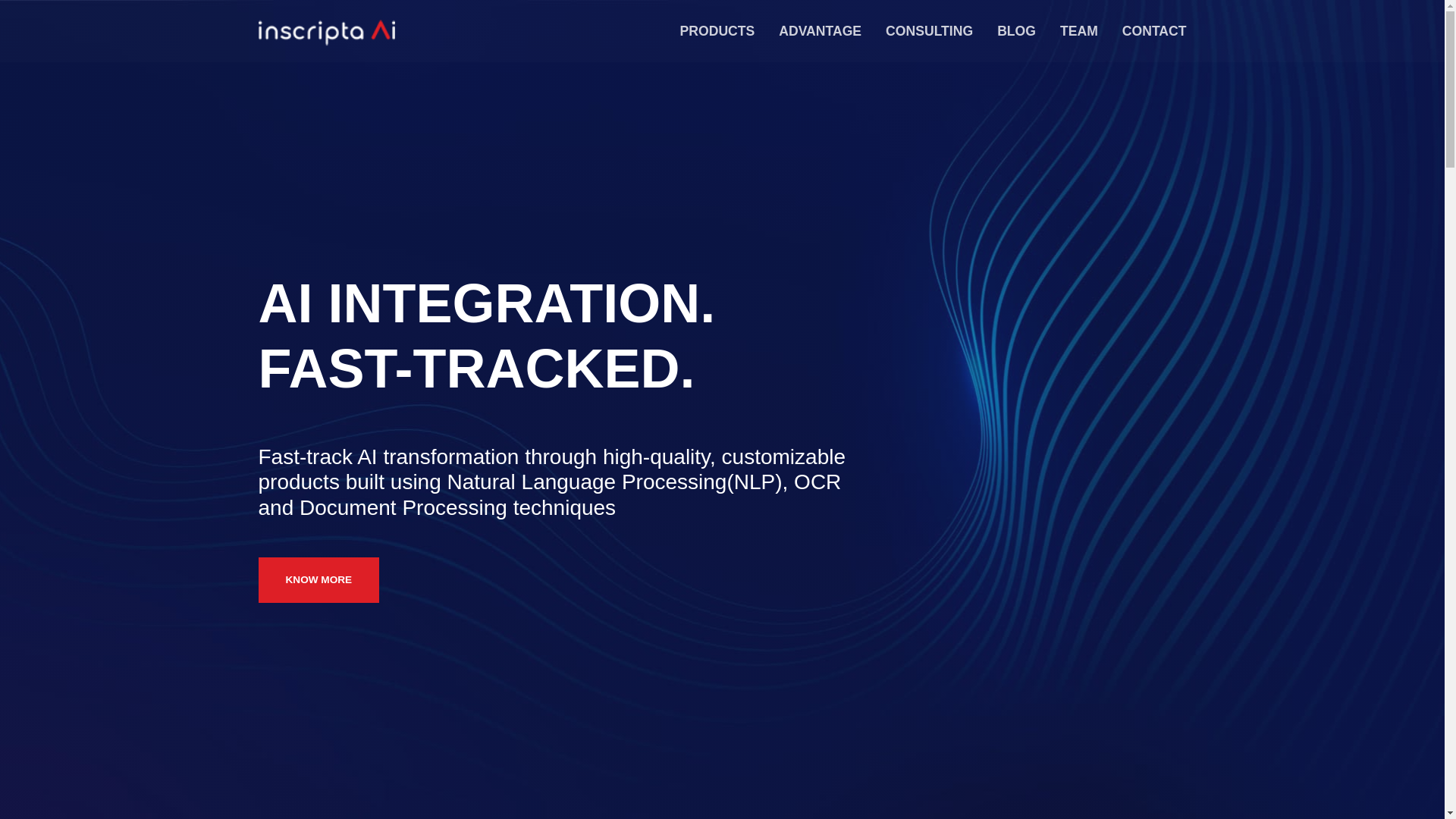 website screenshot of https://inscripta-ai.org/
