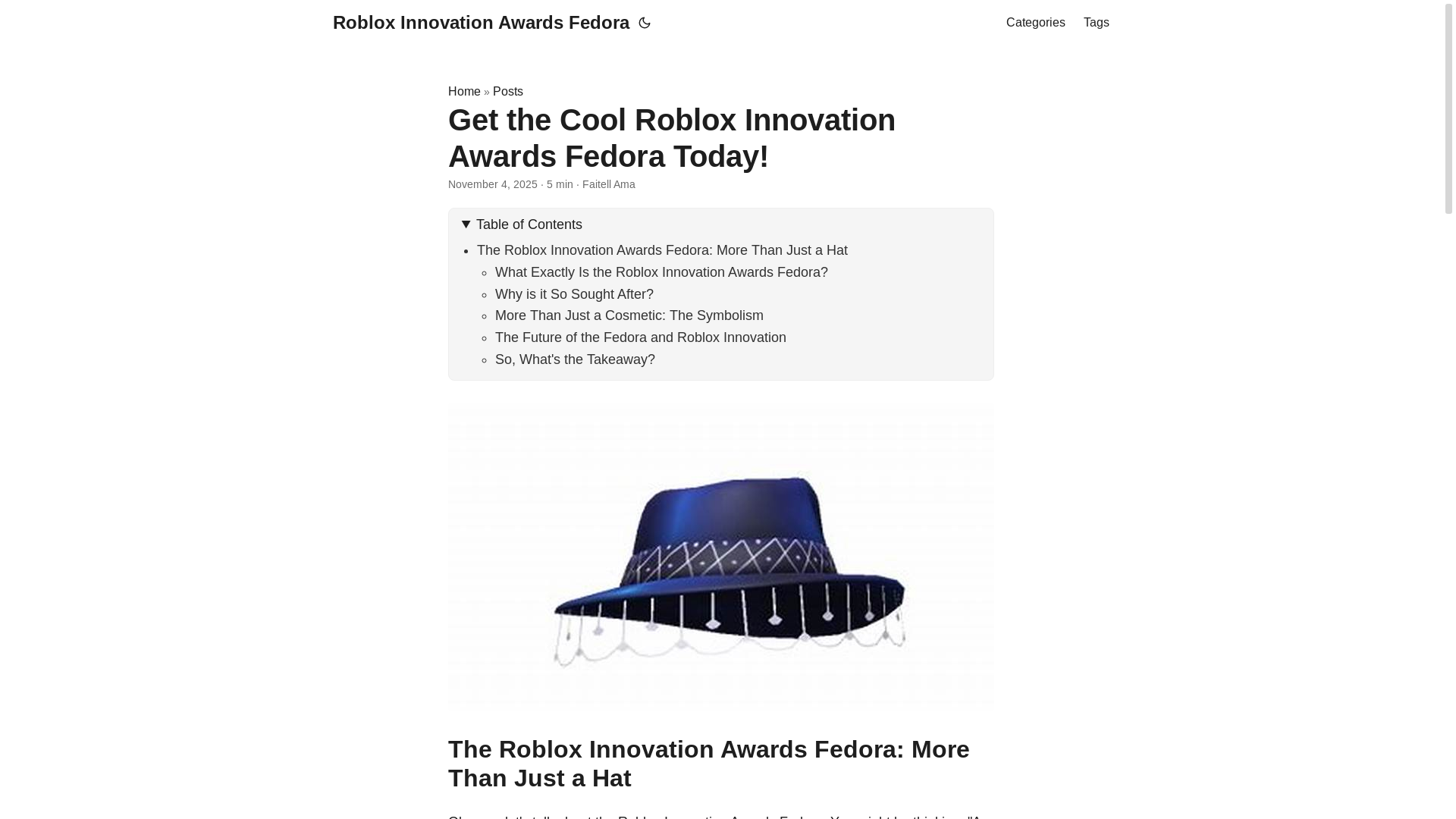 website screenshot of https://roblox-innovation-awards-fedora.pages.dev/