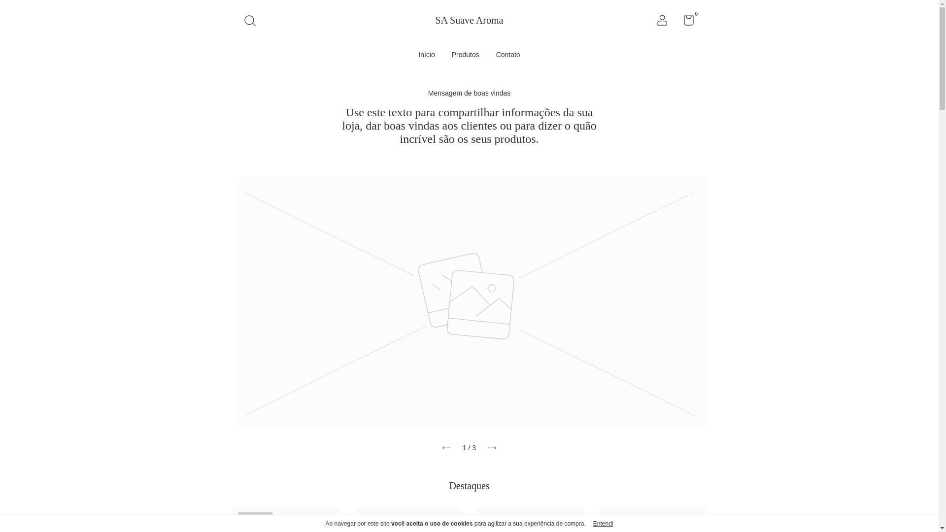 website screenshot of https://sasuavearoma.com.br/