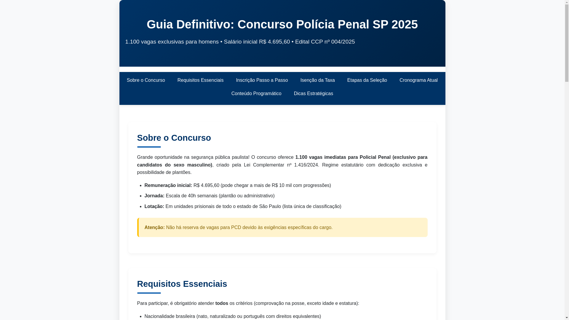 website screenshot of https://inst-aocpconcurso.com/