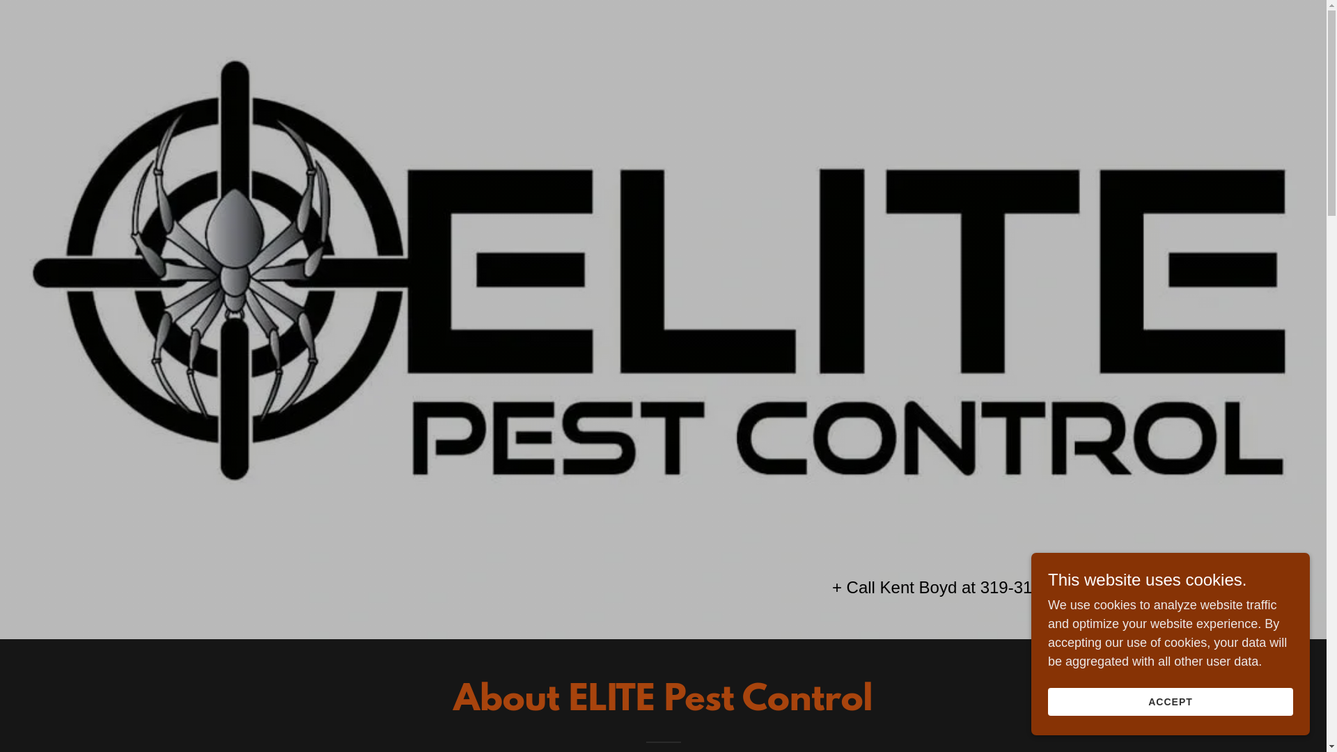 website screenshot of https://elitepestctrl.com/