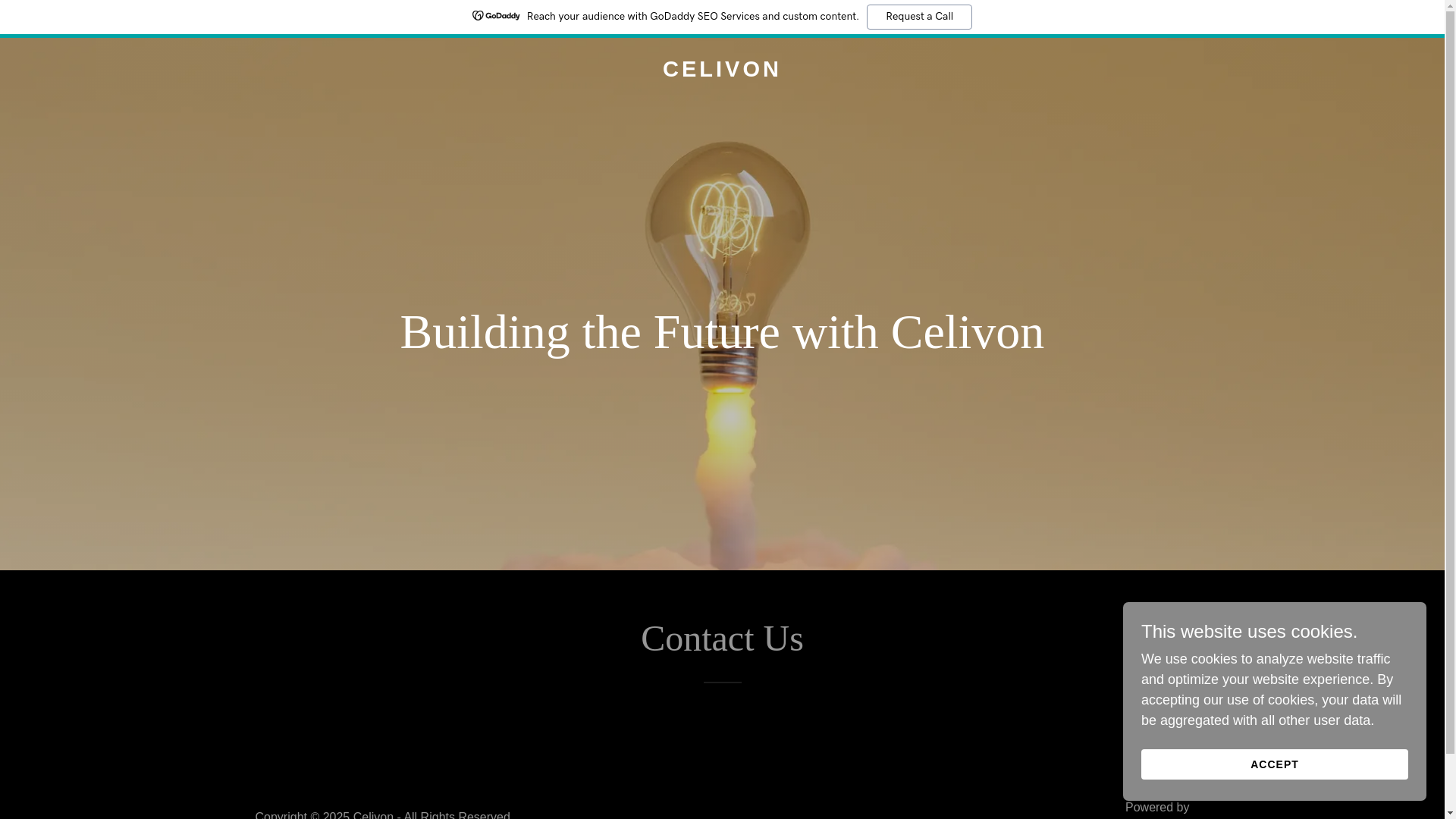website screenshot of https://celivon.in/